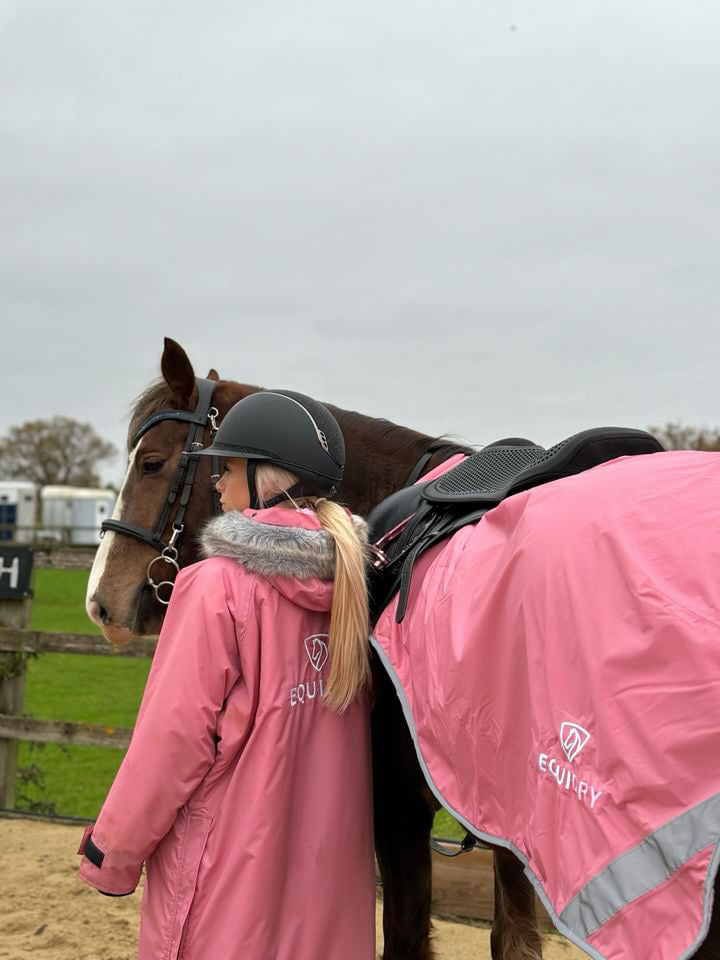 Evolution Women's Thick Fleece Jacket with Fur Hood in Penelope Pink - Cozy Winter Outerwear for Casual Outings & Cold Weather Fashion