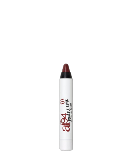 Scribble Stick Glossy Lip Crayon - Long Lasting Moisturizing Lipstick for Women, French Disko Shade | Perfect for Everyday Wear, Parties & Date Nights