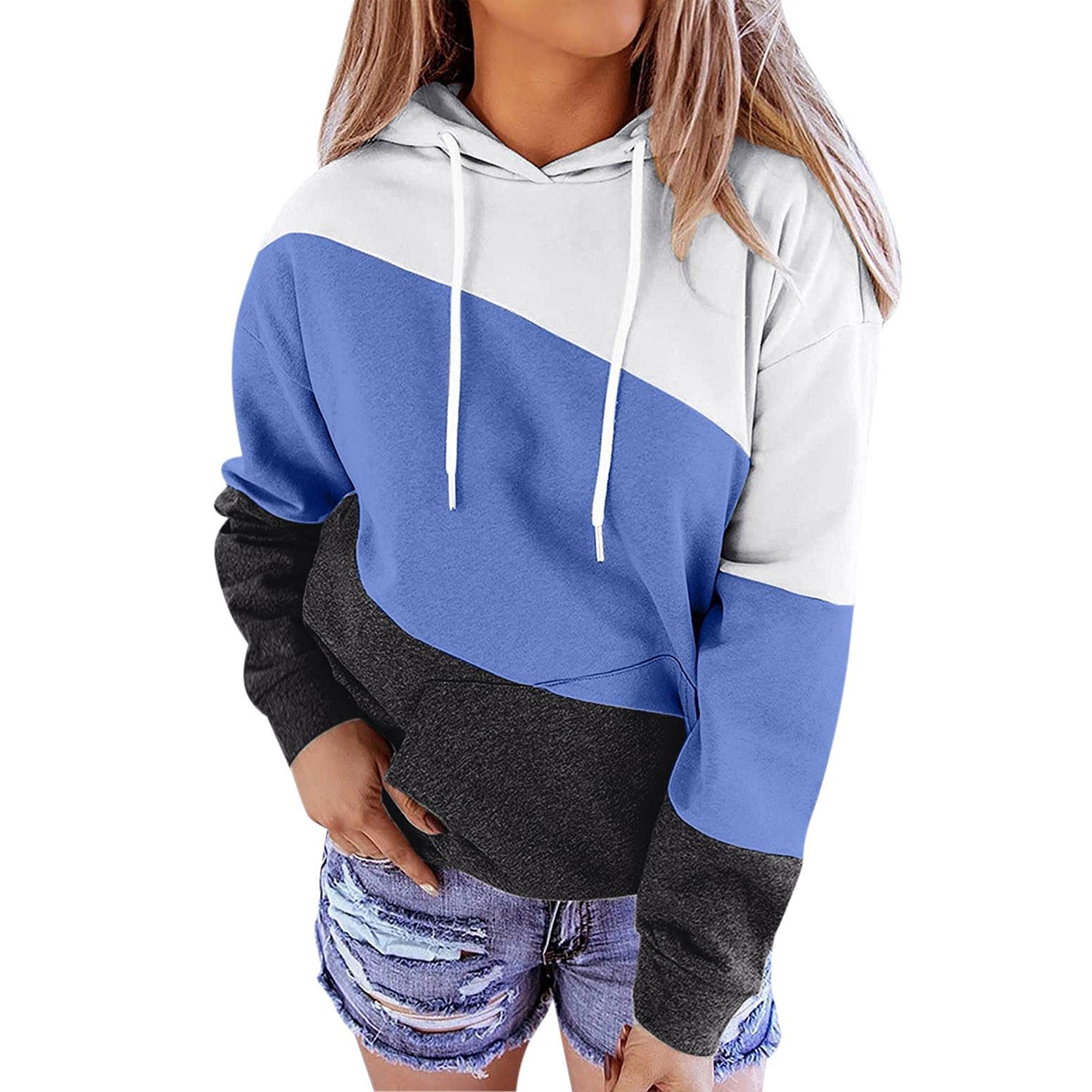 Masbird Women's Hoodies - Fall Casual Pullover Hooded Sweatshirt, Long Sleeve Workout Top & Sweater Shirt | Perfect for Gym, Yoga, Running & Everyday Wear