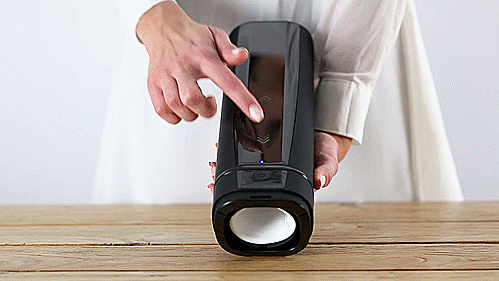 Kiiroo Onyx Plus Interactive Male Masturbator - Realistic Feel & Bluetooth Sync for Ultimate Pleasure - Perfect for Long-Distance Couples & Solo Play