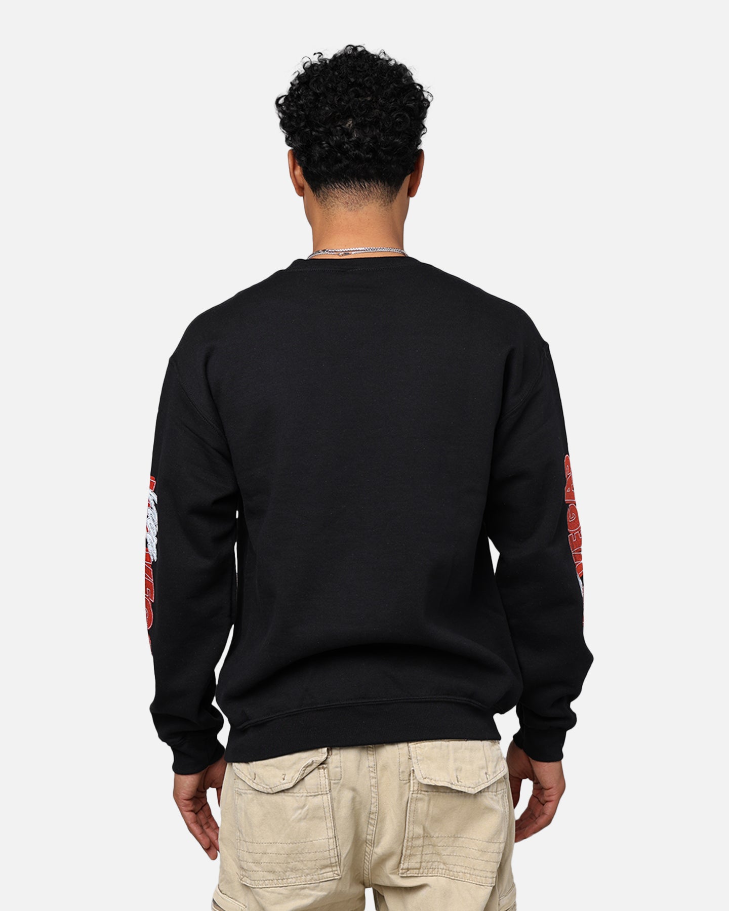 Vintage Las Vegas Graphic Crewneck Sweatshirt - Black Retro Thrift Style for Men & Women - Perfect for Casual Wear, Travel & Vegas-Themed Parties