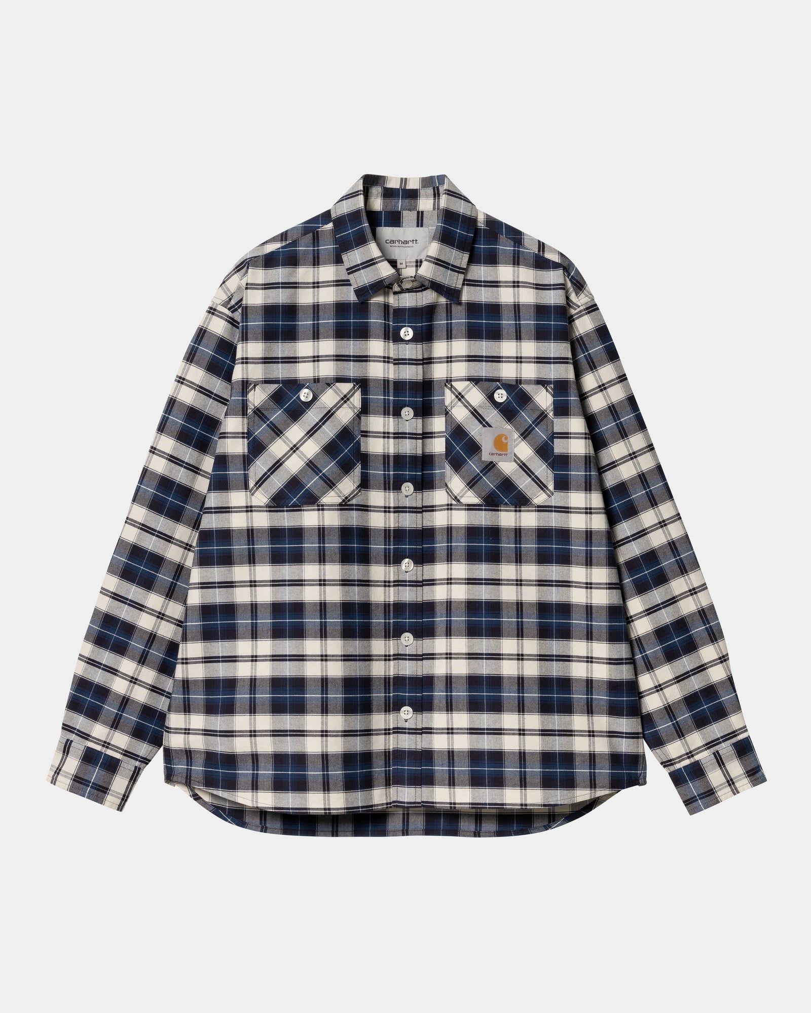 Tarbell Check Shirt for Men - Classic Dark Navy & White Plaid Button Down Shirt | Casual Wear, Office Outfits & Outdoor Activities
