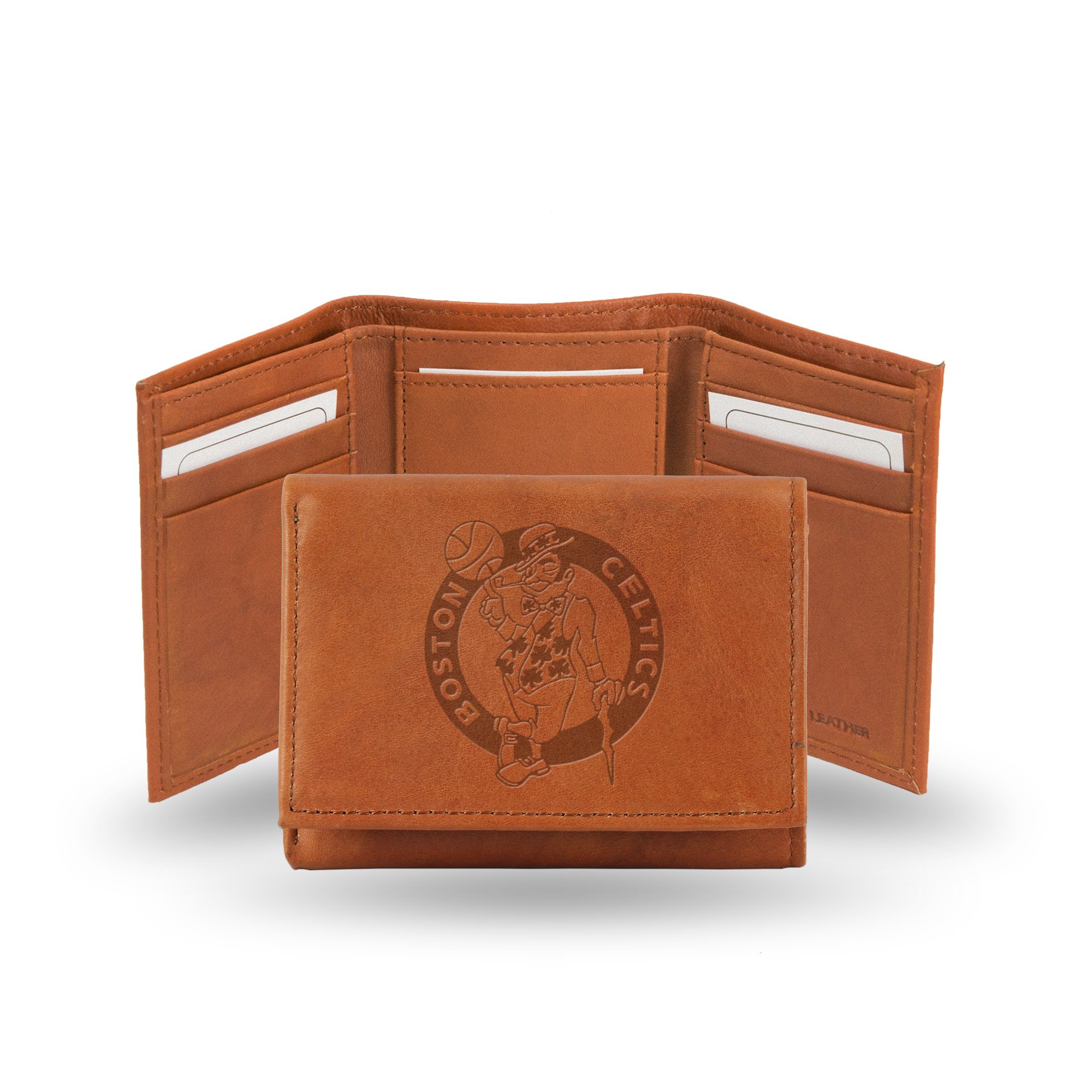 Premium Embossed Leather Trifold Wallet for Men - RFID Blocking, Multiple Card Slots & ID Window - Perfect for Everyday Use, Travel & Gifts