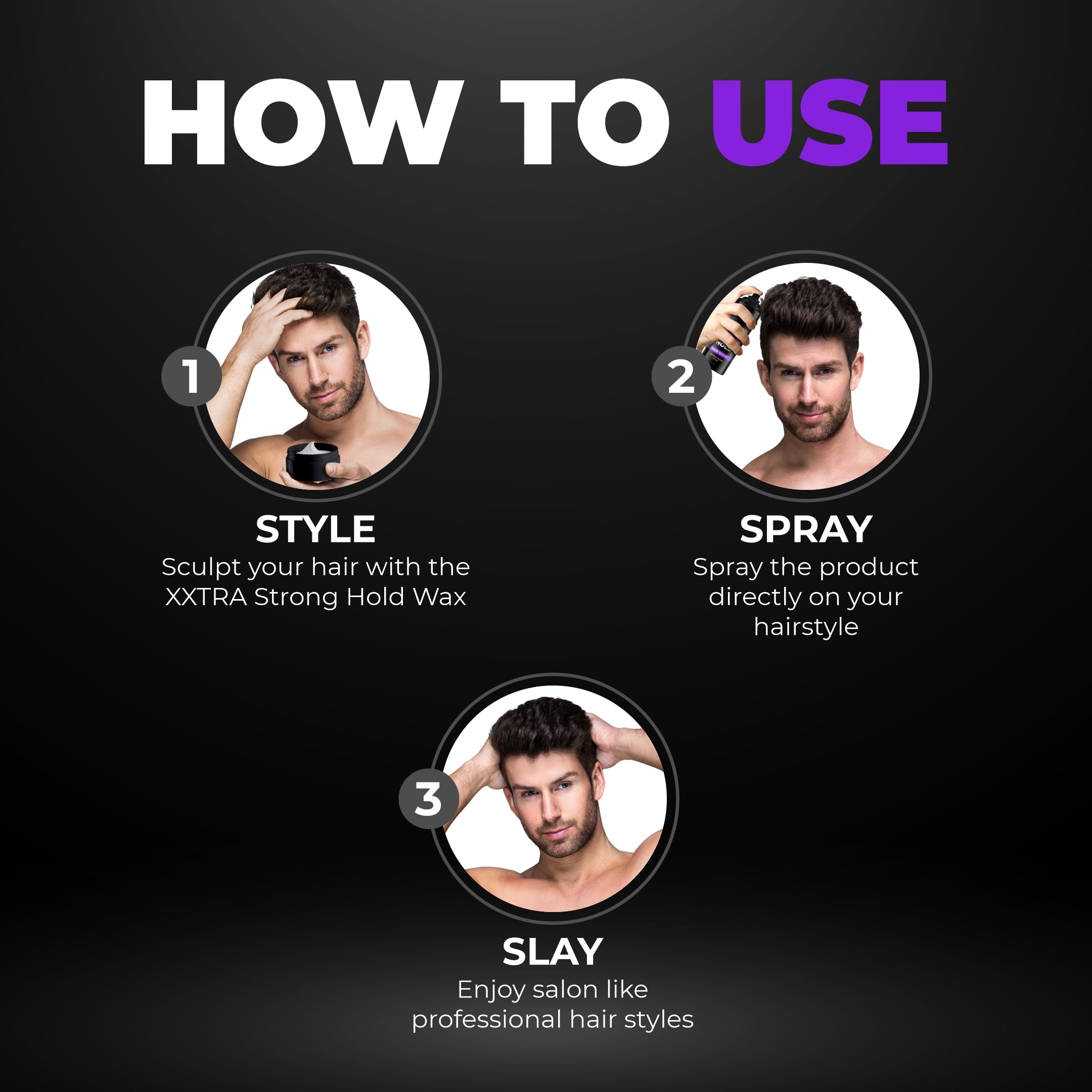 Beardo Xxtra Strong Hold Hair Spray for Men - 150ml/105g | Lightweight, Non-Sticky Extreme Hold Styling Spray | Perfect for All-Day Hairstyles, Weddings & Professional Looks