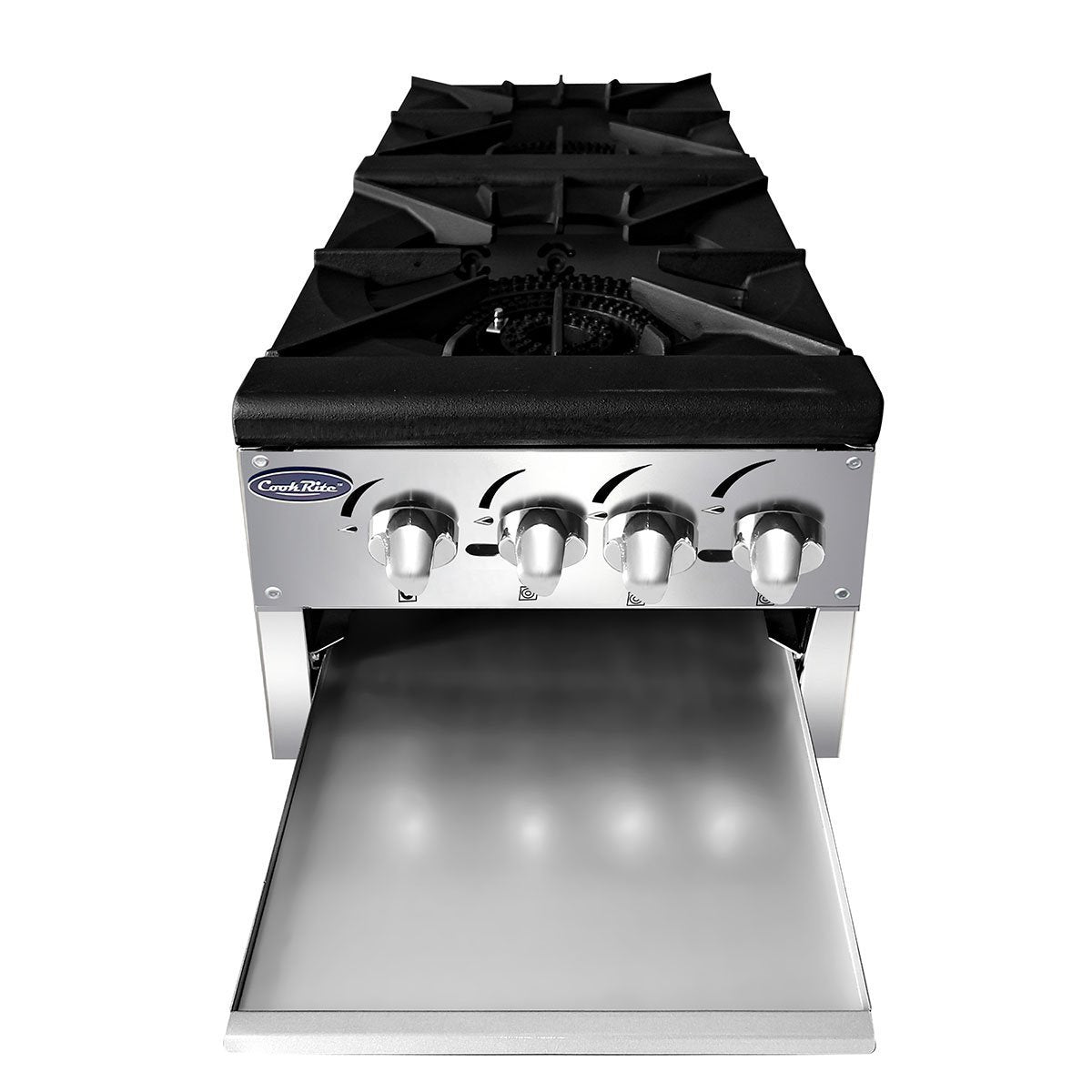 Atosa CookRite ATSP 18 2 Double Stock Pot Stove LP - 18 Qt Stainless Steel Commercial Cooking Pot for Restaurants & Catering - Perfect for Soups, Stews, and Large Batch Cooking
