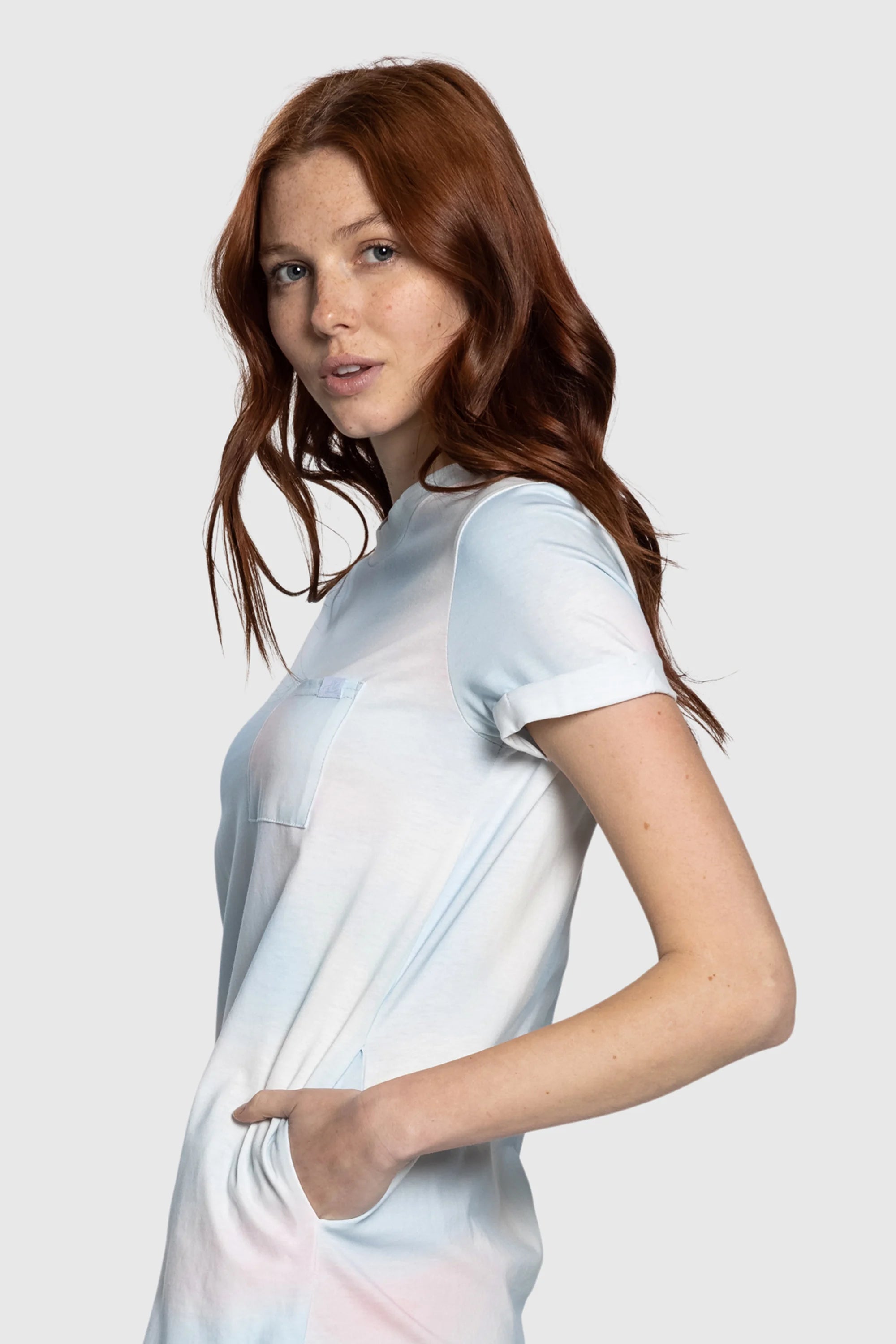Stylish Pocket Tee Dress for Women - Soft Cotton Casual T-Shirt Dress with Front Pocket | Perfect for Everyday Wear, Weekend Outings & Summer Fashion