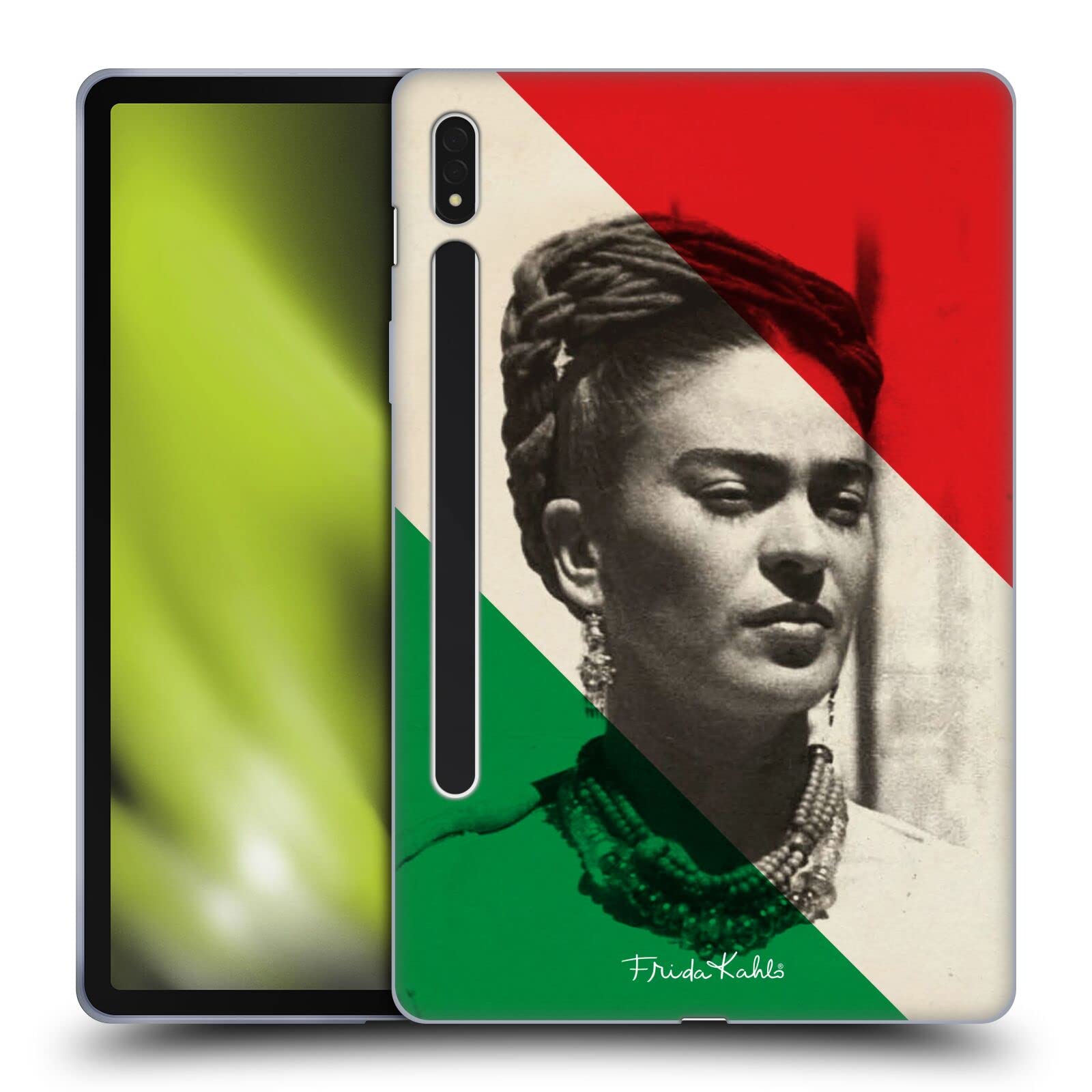 Frida Kahlo Inspired Soft Gel Case for Samsung Galaxy Tab S8 - Officially Licensed Retrato Portraits & Quotes, Perfect for Art Lovers & Daily Use