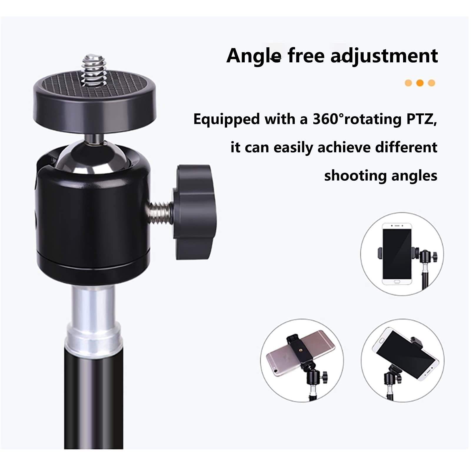 Professional LED Ring Light Phone Holder - Adjustable Height Mobile Phone Shooting Fill Light Bracket for Makeup, Selfie, Photography & Live Streaming (26cm Light) - Perfect for YouTube, TikTok & Instagram Content Creation