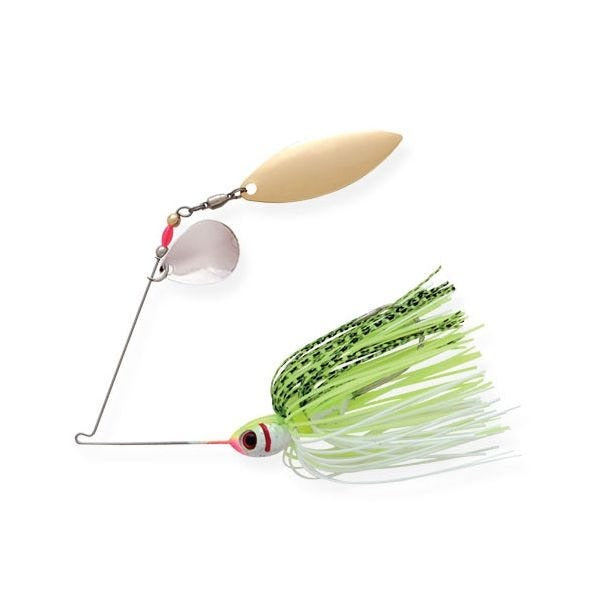 Booyah Tandem Blade Spinnerbaits - Premium Fishing Lures for Bass, Pike & Walleye - Ideal for Freshwater & Saltwater Fishing