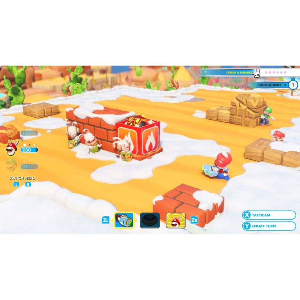 Nintendo Mario + Rabbids Kingdom Battle - Fun Strategy Game for Kids & Adults | Perfect for Family Game Nights & Party Entertainment