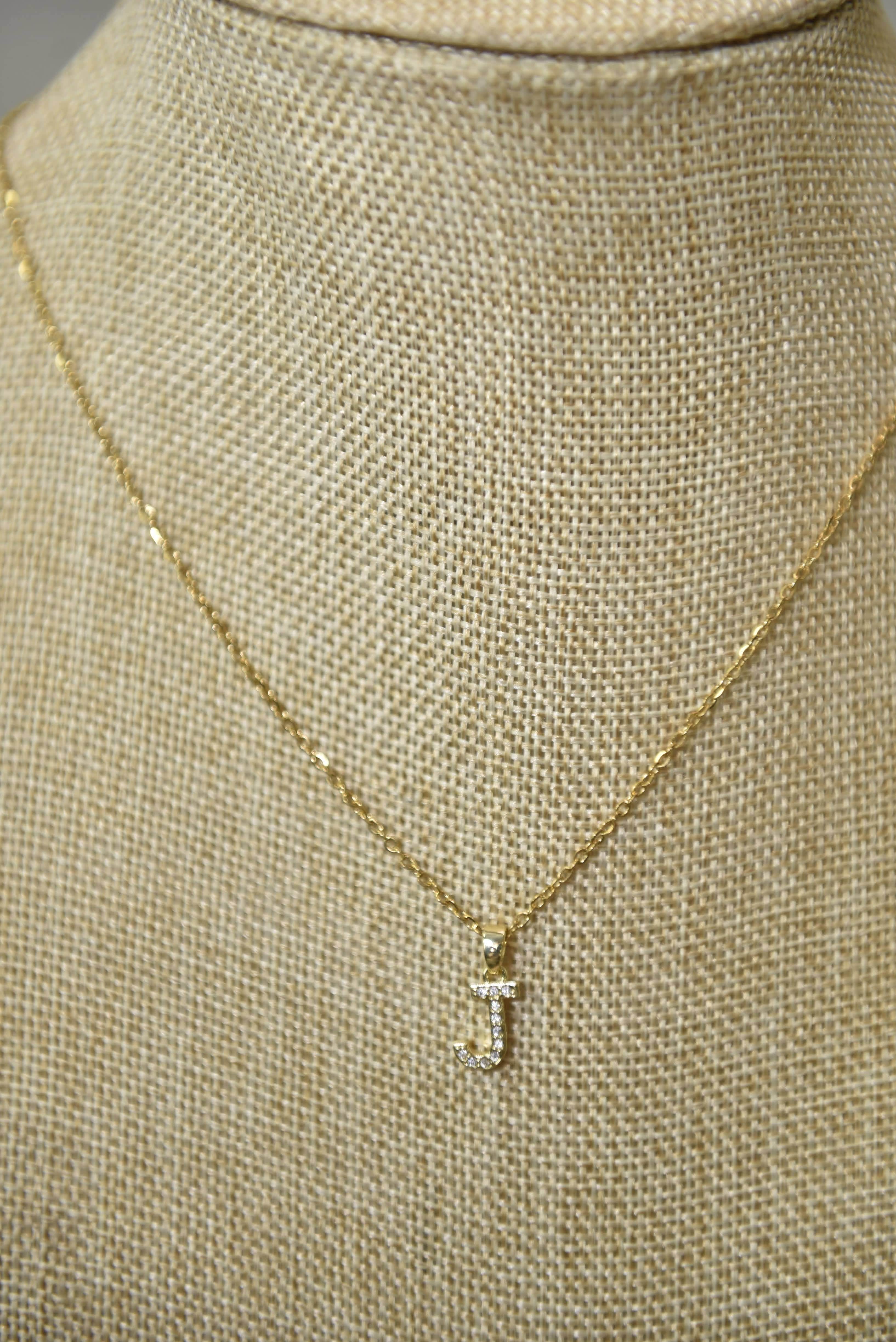 Gold Initial Dainty Necklace - Personalized A-Z Letter Pendant Jewelry for Women | Perfect Gift for Birthday, Anniversary & Valentine's Day | Elegant Layering Piece for Everyday Wear