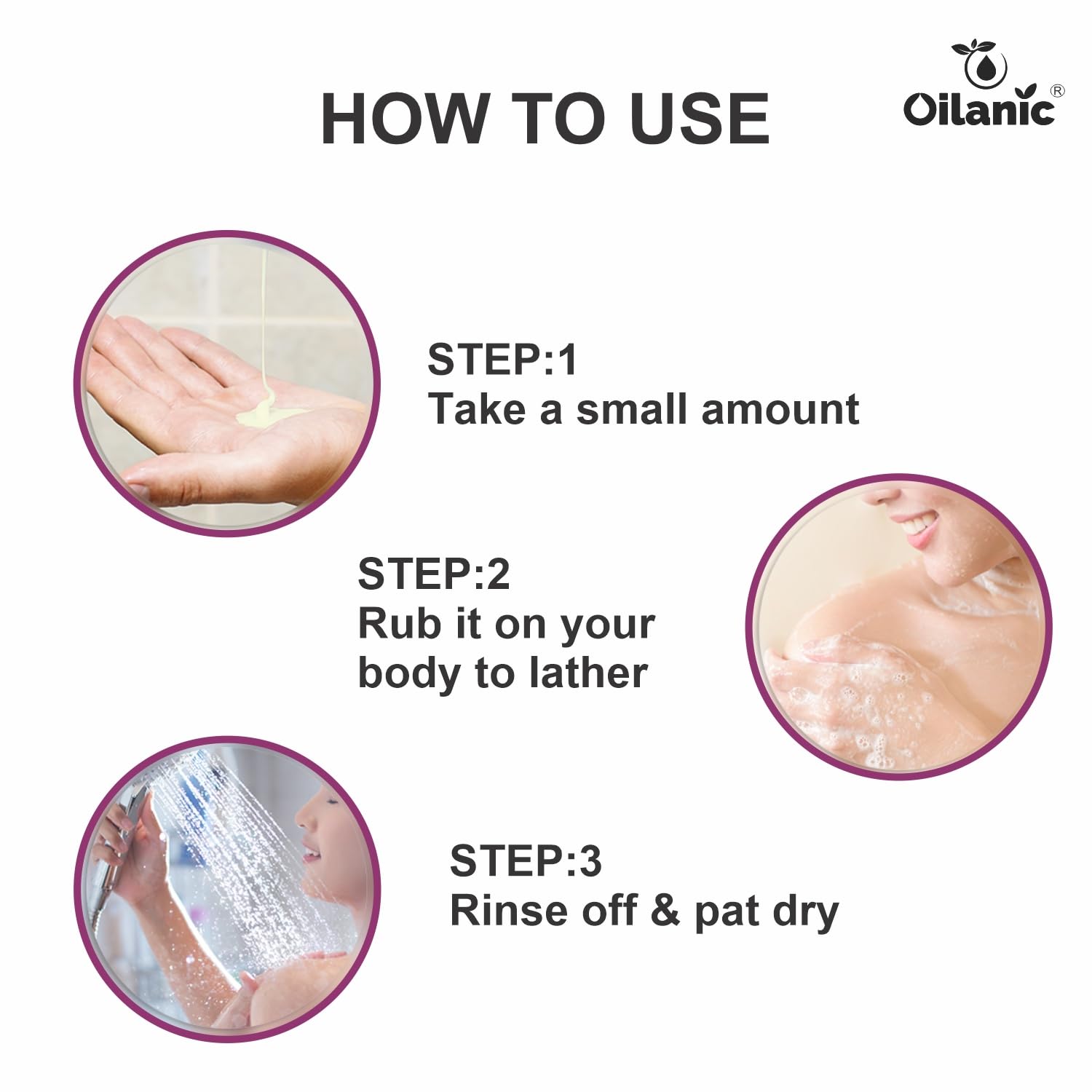 Oilanic Goat Milk Mousse Body Wash - Luxurious Spa Shower Gel for Moisturizing & Whitening Skin Care (Pack of 2 x 300ml) | Perfect for Daily Use & Gift Giving