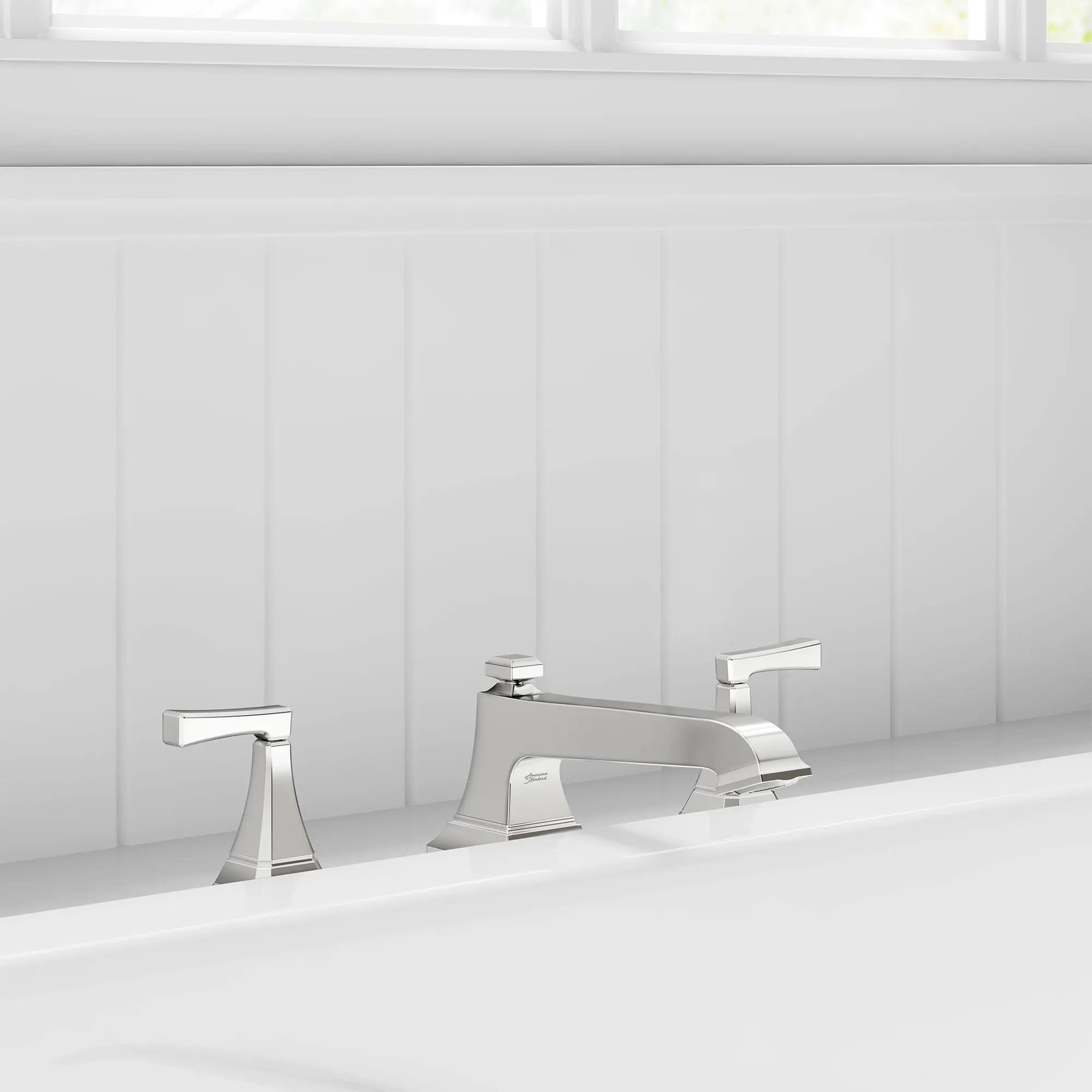 Crawford Bathtub Faucet with Lever Handles - Compatible with Flash® Rough In Valve - Durable Brass Construction for Bathroom & Shower Use