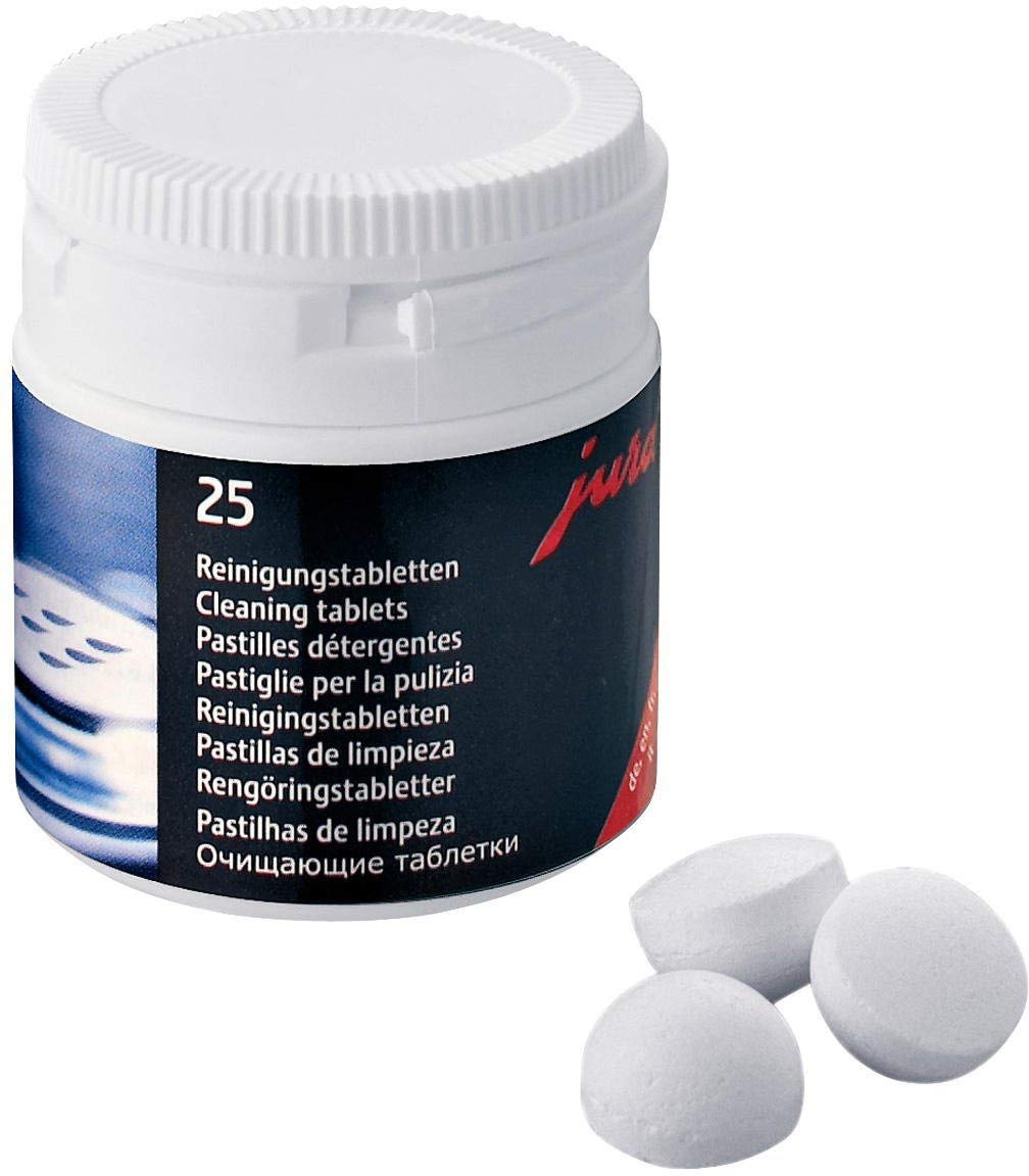 Jura 2-Phase Cleaning Tablets for Fully Automatic Coffee Machines - 75 Count Pack - Deep Clean & Descale for Optimal Coffee Taste & Machine Longevity - Perfect for Home & Office Use