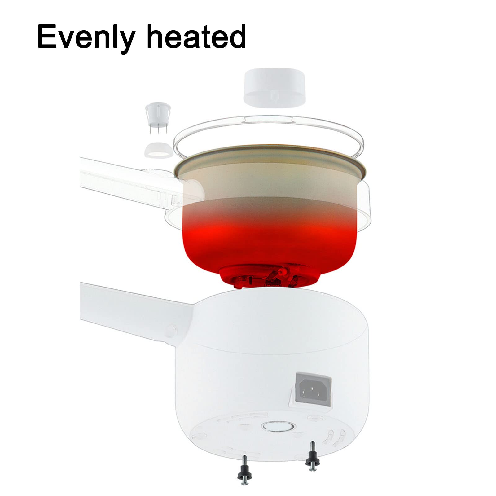 Multifunctional Electric Stove - Portable Induction Cooktop for Home, Dorm, Office & Travel | Fast Heating, Energy Efficient | Perfect for Cooking, Boiling & Frying (White)