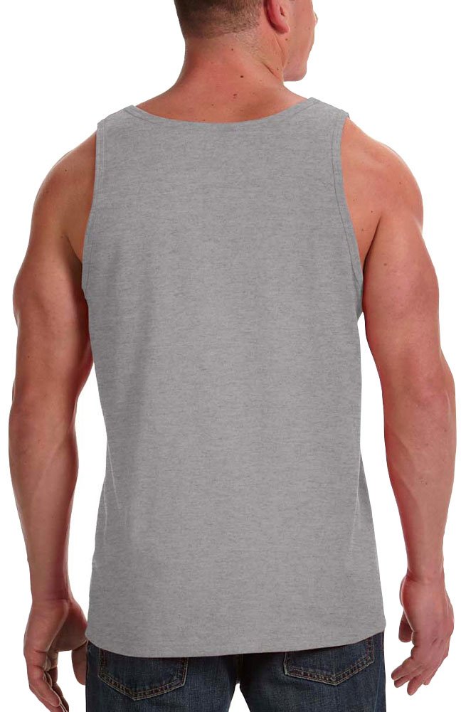 ToBeInStyle Men’s 3-Pack 100% Cotton Muscle Tank Tops - Breathable Workout Shirts for Gym, Running & Summer Activities