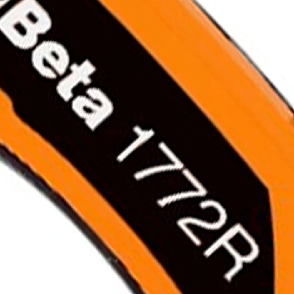 Beta 1772R Heavy Duty Utility Knife with Retractable Blade - 5 Replacement Blades Included - Perfect for Home Improvement, DIY Projects & Crafting