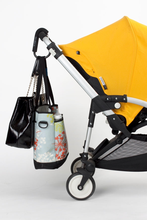 The Mommy Hook - Heavy Duty Stroller Hanger for Diaper Bags, Groceries & Shopping - Perfect Baby Carrier Accessory for Parents On-The-Go