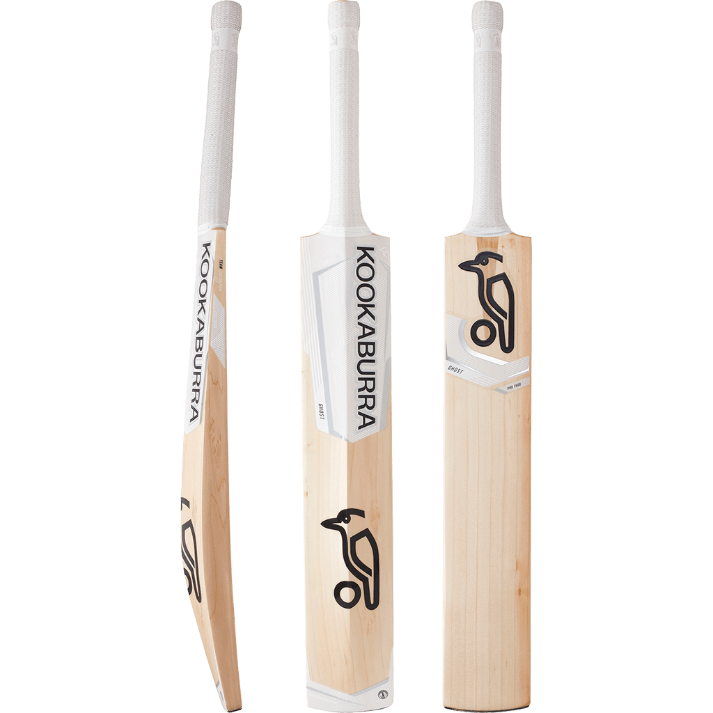 Kookaburra Ghost Pro 1500 SH Cricket Bat - Premium English Willow, Lightweight Design for Power Hitting | Perfect for Professional Matches & Training Sessions