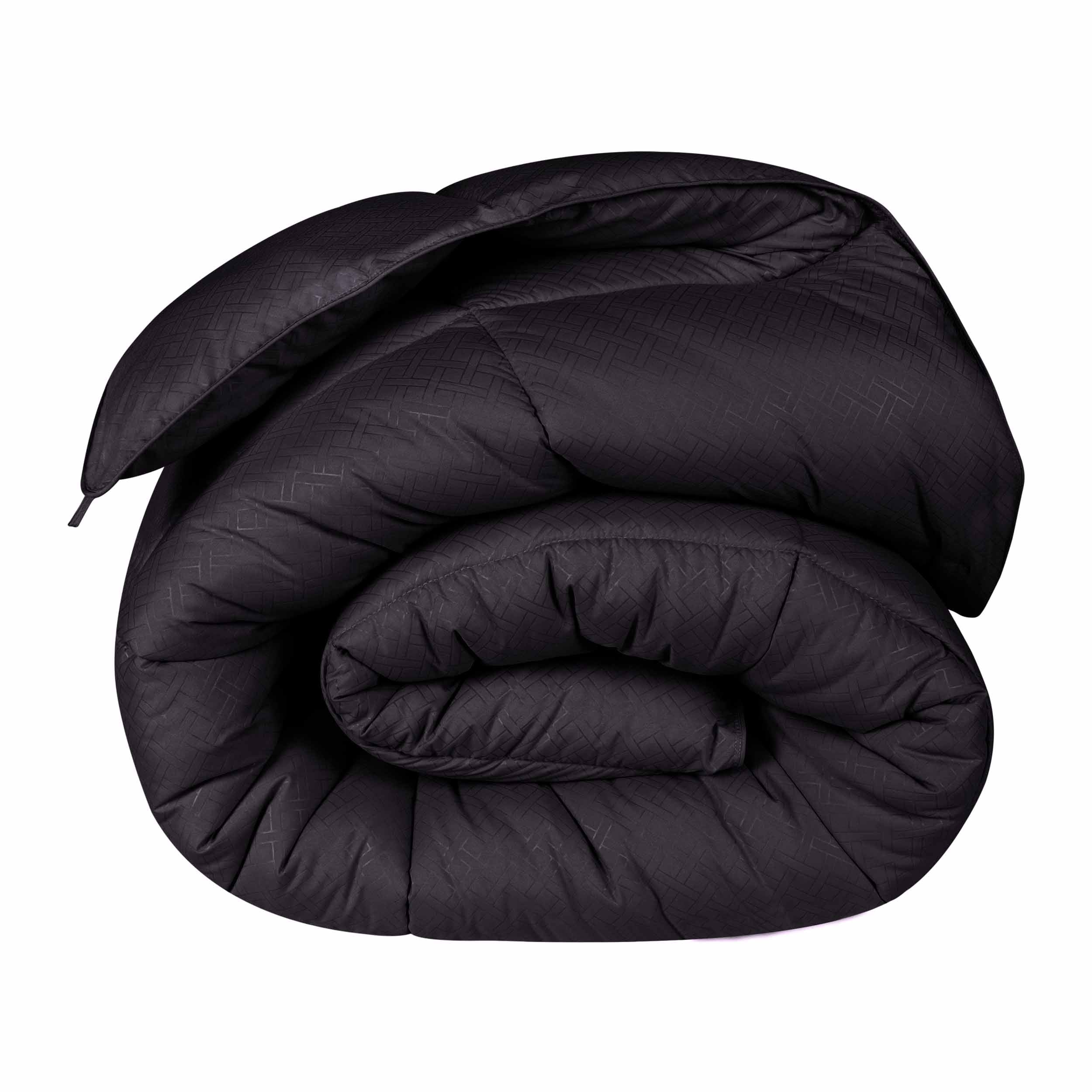 Luxury Basketweave Plush Down Alternative Comforter - Hypoallergenic & Breathable All-Season Bedding for Master Bedroom, Guest Room & Dorm