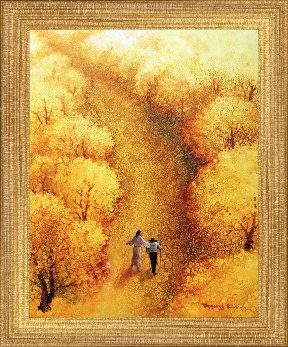 By Your Side - Heartwarming Art Print by Yongsung Kim | Christian Home Decor, Wall Art for Living Room & Bedroom | Perfect Gift for Weddings, Anniversaries & Housewarming