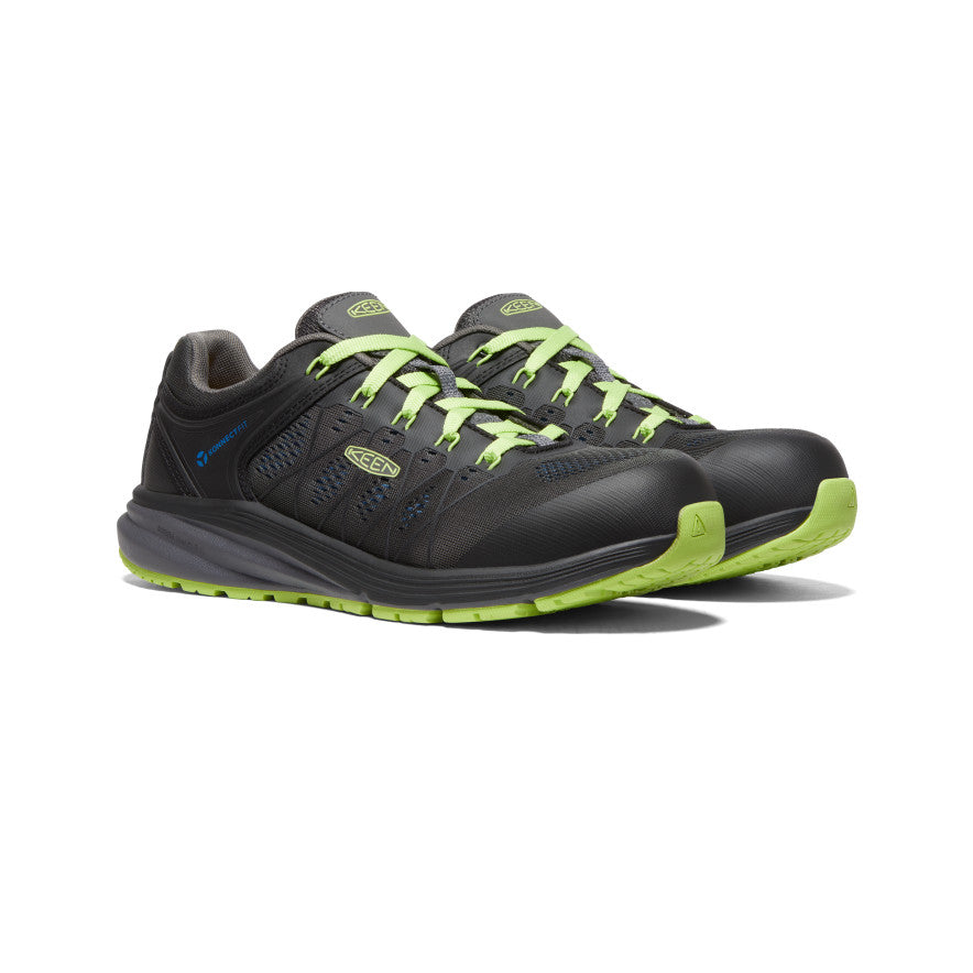Men's Vista Energy Carbon Toe Work Boots - Magnetic Safety & Green Glow for Night Visibility | Ideal for Construction, Warehouse & Outdoor Work