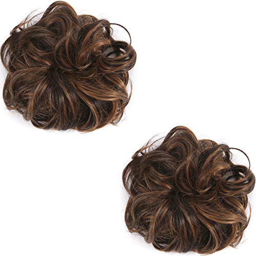 Dark Brown Mix Light Auburn