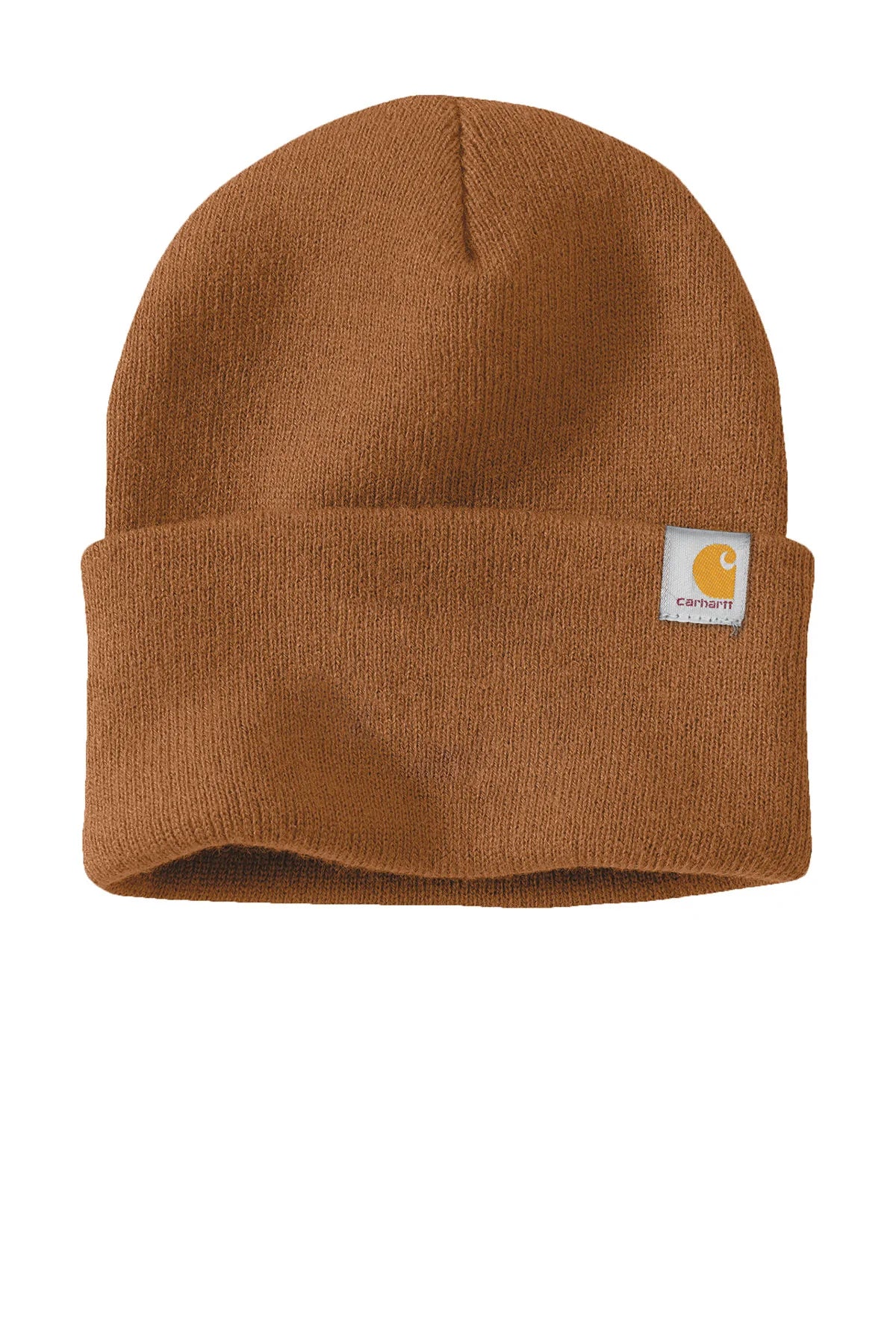 Carhartt Brown Custom Watch Cap - Durable Beanie for Men & Women - Perfect for Outdoor Work, Hiking & Winter Activities