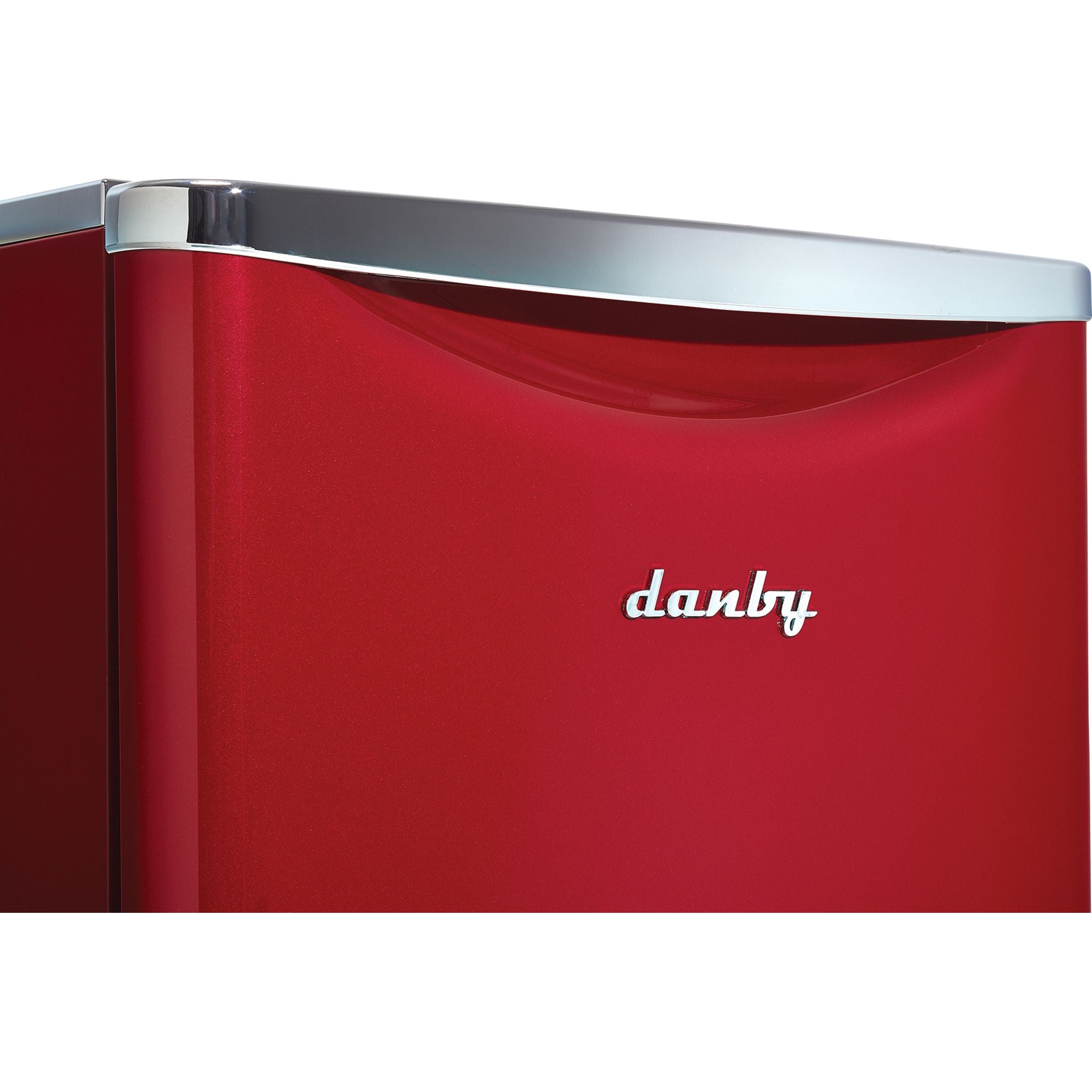 Danby Compact Mini Fridge with Freezer - 4.4 Cu.Ft Energy Efficient Refrigerator for Dorm, Office, Bedroom, Garage (DAR044A6LDB) - Red | Perfect for Small Spaces, Apartments & Home Use