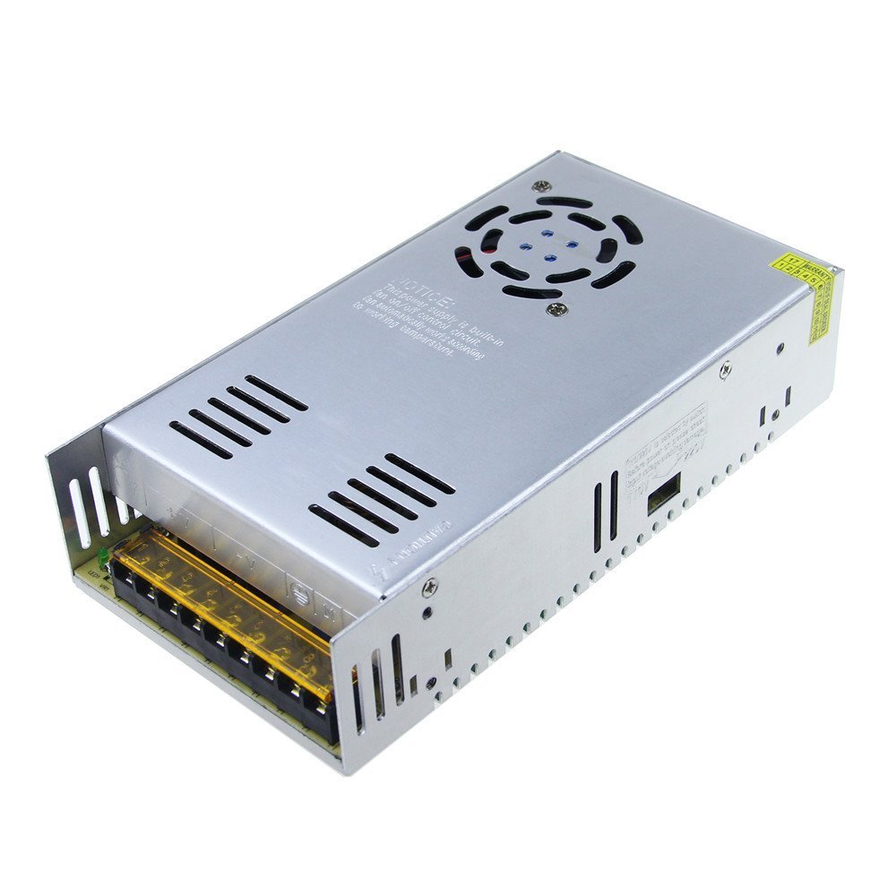 360W 12V 30A AC to DC Power Supply Converter - Universal Switching Transformer for LED Strips, CCTV Cameras, Radios, Computers & DIY Projects - Indoor/Outdoor Use