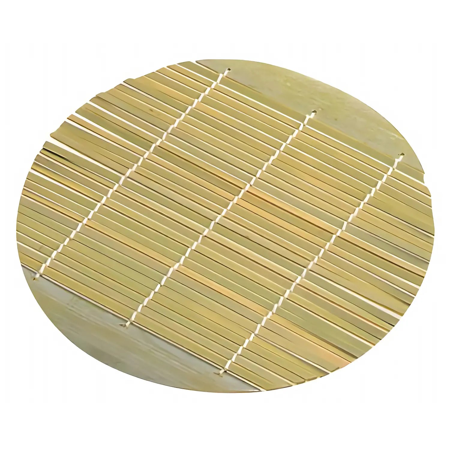 Premium Manyo Bamboo Round Sudare Mat - Natural Japanese Style Roll-Up Window Shade for Home & Office Decor
