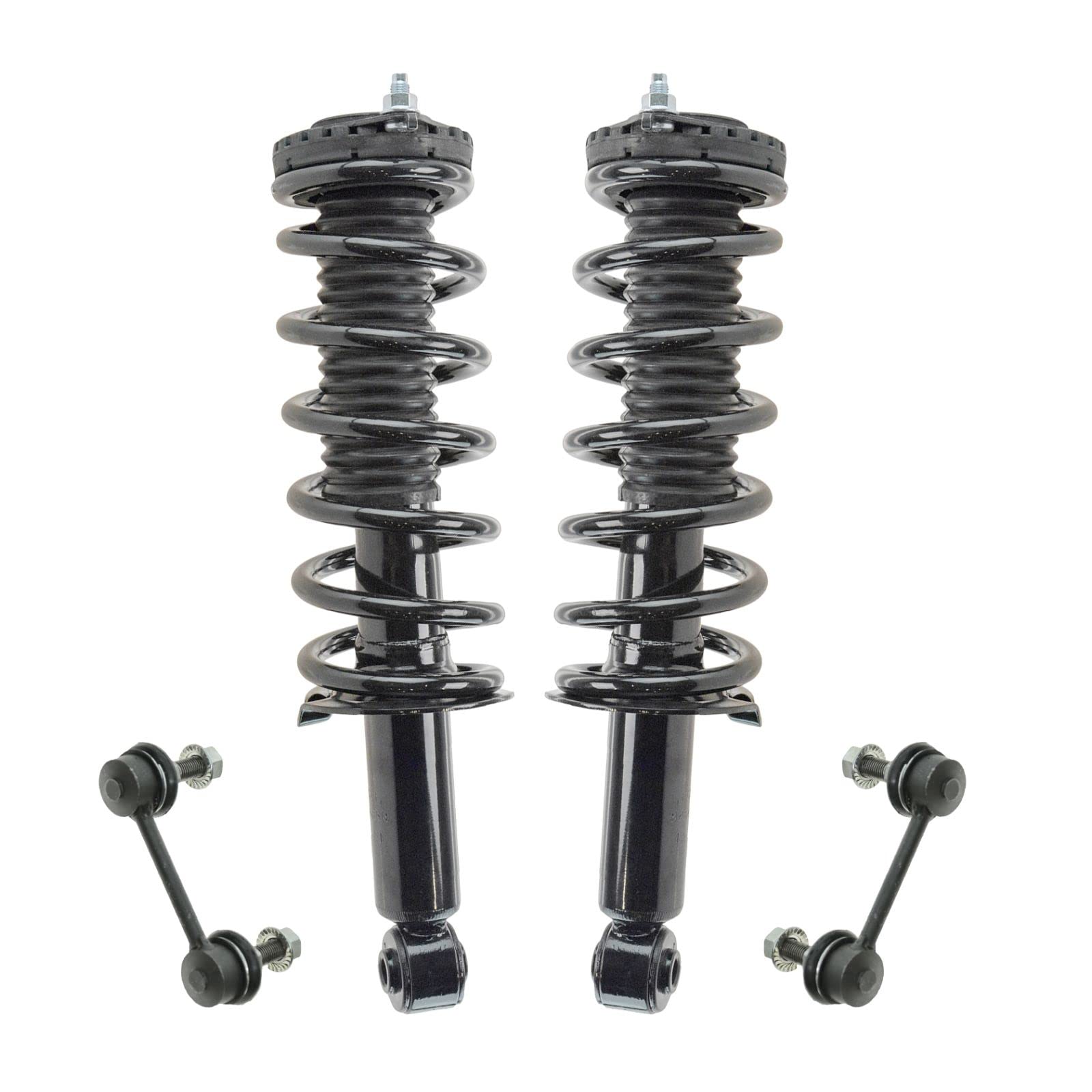 Complete Rear Suspension Kit with Strut, Coil Spring & Sway Bar Link for 2005-2009 Subaru Legacy - Smooth Ride & Enhanced Stability for Daily Commute & Road Trips