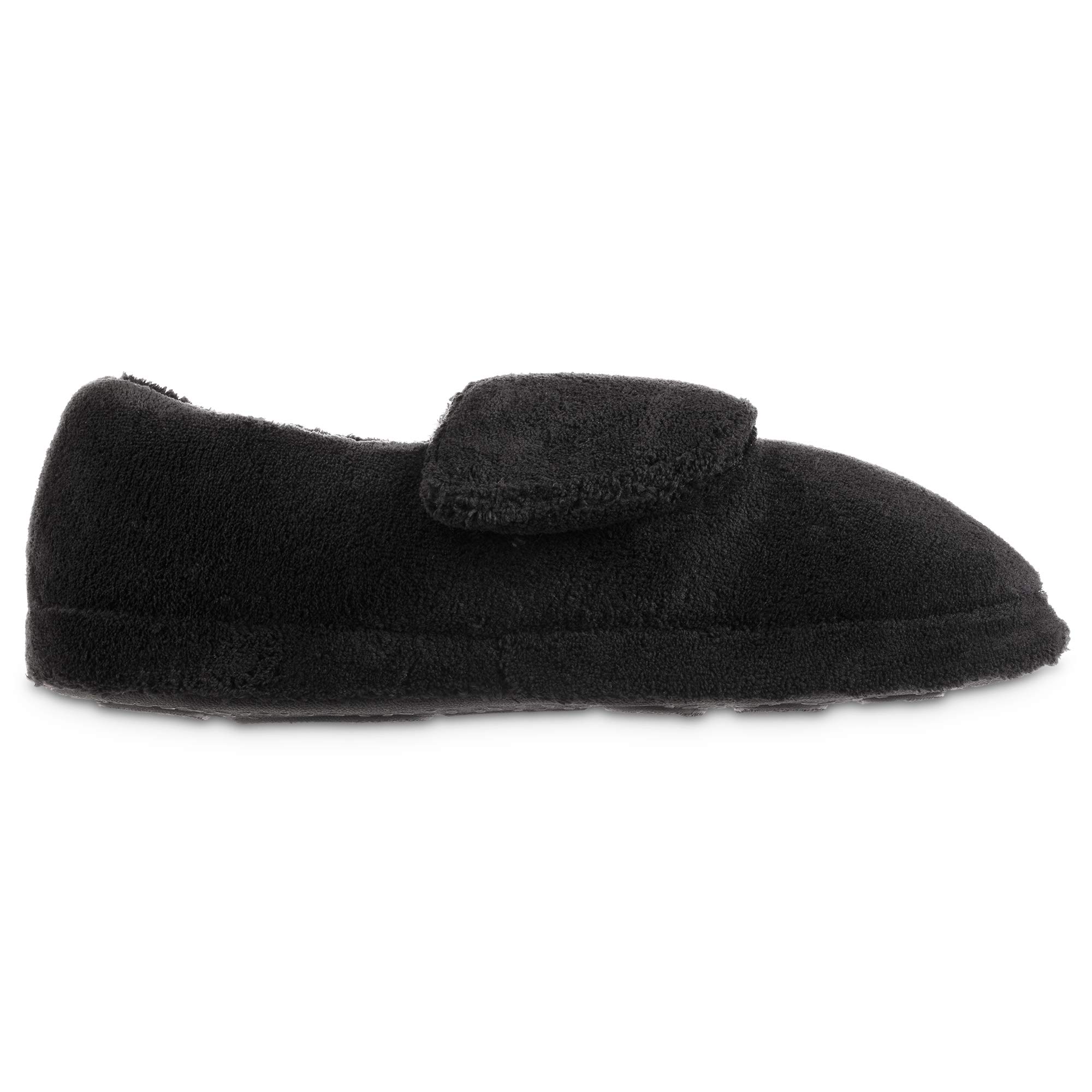 Acorn Men's Adjustable Wrap Slippers - Therapeutic Footwear for Arthritis, Swollen Feet & Diabetic Support - Warm & Cozy Indoor/Outdoor House Shoes for Relaxation & Pain Relief