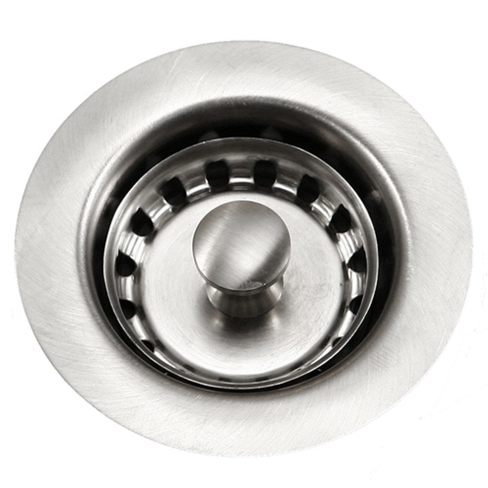 Houzer 190-4200 2 Inch Basket Strainer - Durable Stainless Steel Sink Strainer for Kitchen, Bathroom & Commercial Use