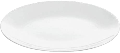 Premium Wilmax White Porcelain Dessert Plates (9 Inch, Set of 6) - Elegant English Fine China, Dishwasher & Microwave Safe for Easy Cleaning - Perfect for Afternoon Tea, Wedding Receptions & Formal Dining