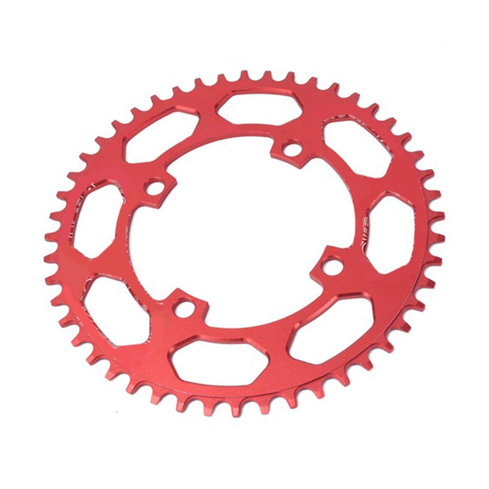 FLSOAY 44T/46T/48T Bike Chainwheel - Narrow Wide Bicycle Crankset for MTB & Road Cycling