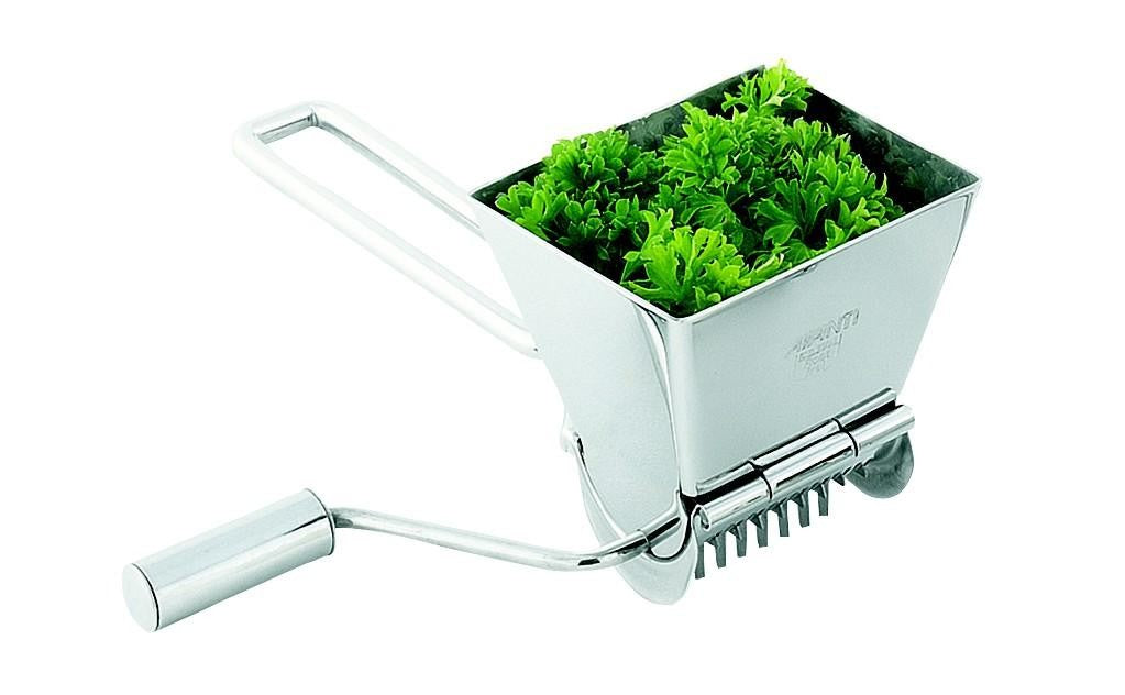 Avanti Rotary Herb Mill - Premium Stainless Steel Spice Grinder for Fresh Herbs, Peppercorns & Seasonings - Perfect for Cooking, Baking & Garnishing Dishes