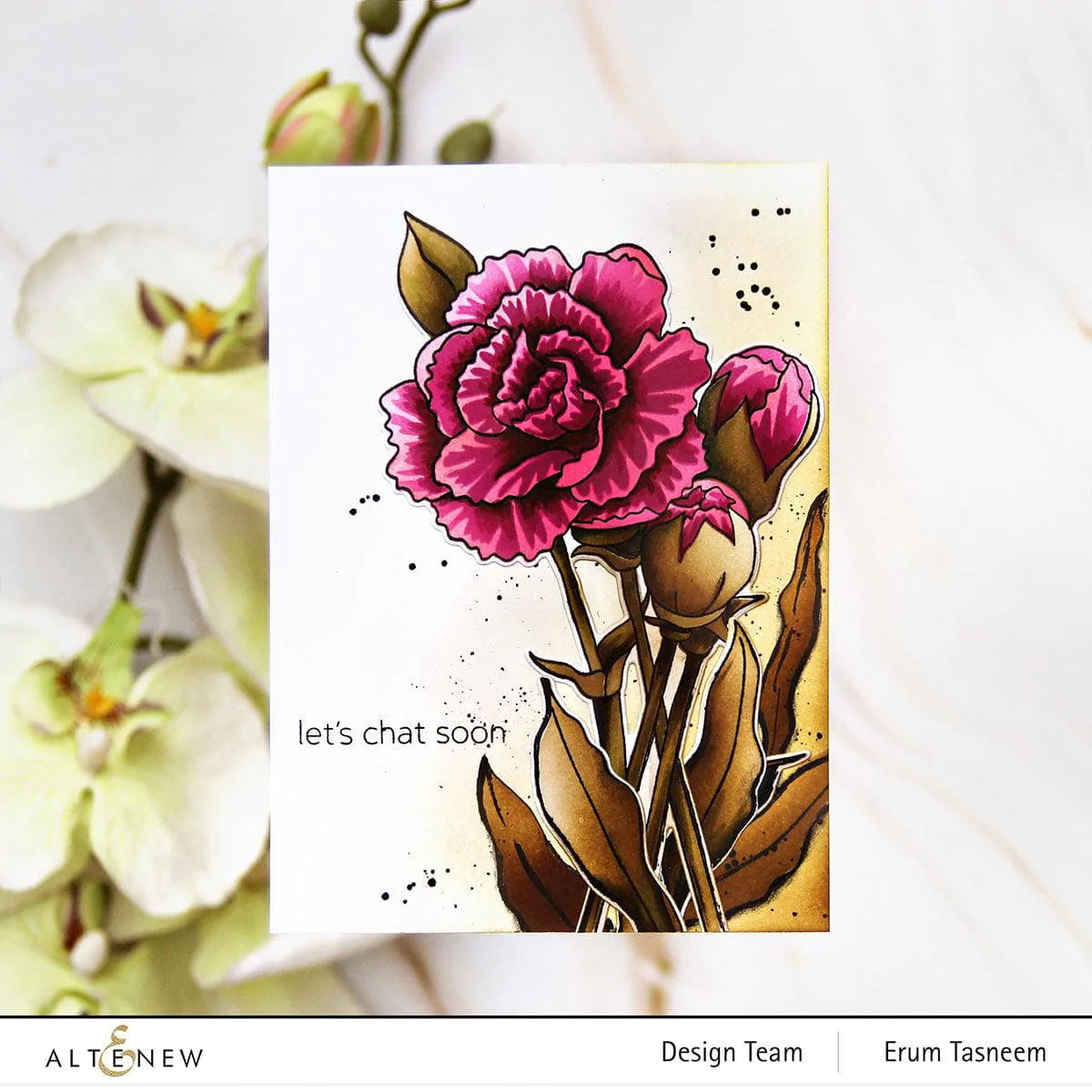 Grand Carnations & Add-On Die Bundle for DIY Garden Projects - Perfect for Scrapbooking, Card Making, and Home Decor