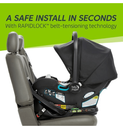 Baby Jogger City Go2 Infant Car Seat - Lightweight & Safe for Newborns to Toddlers - Perfect for Travel, Daily Commutes, and Family Outings