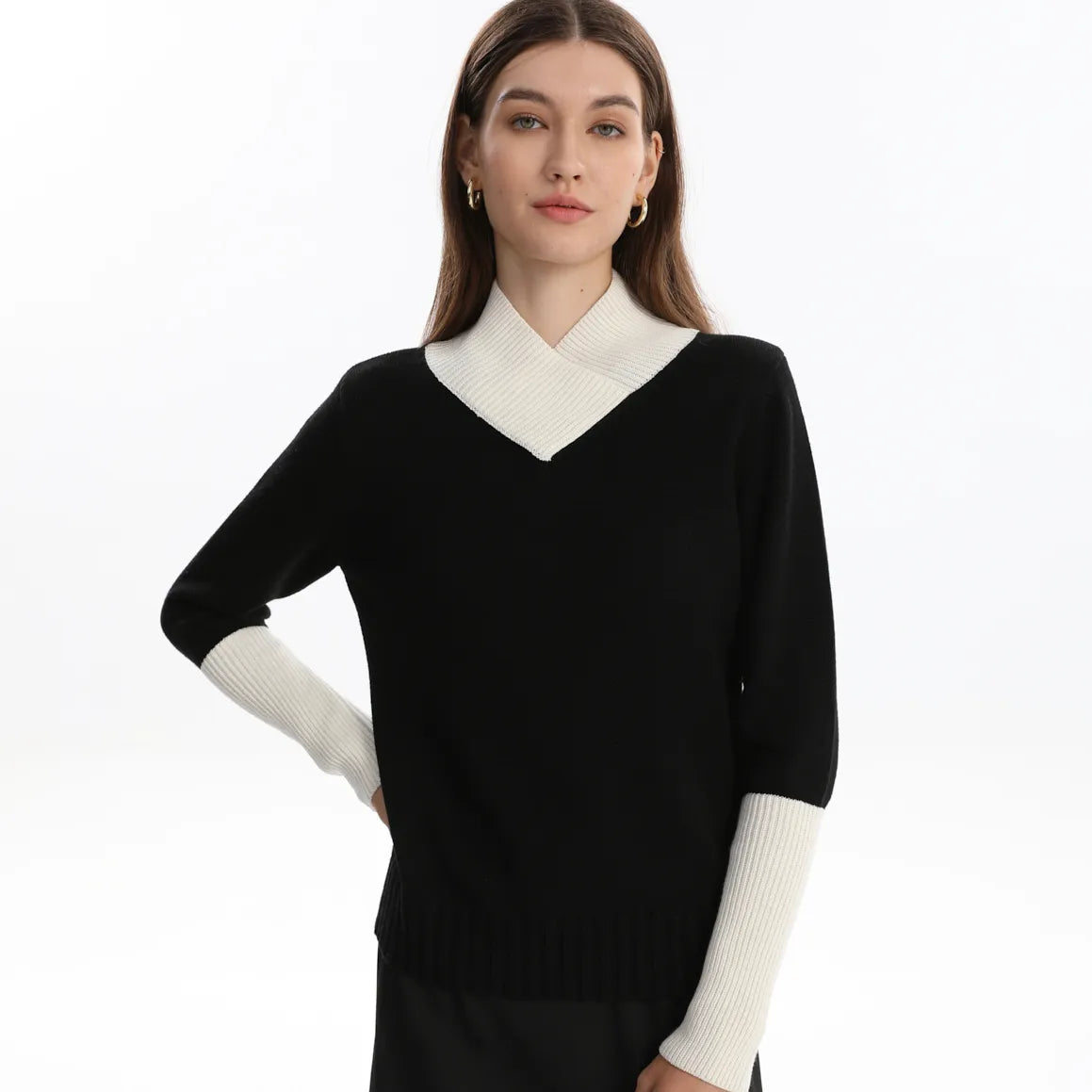 Black White Sweater