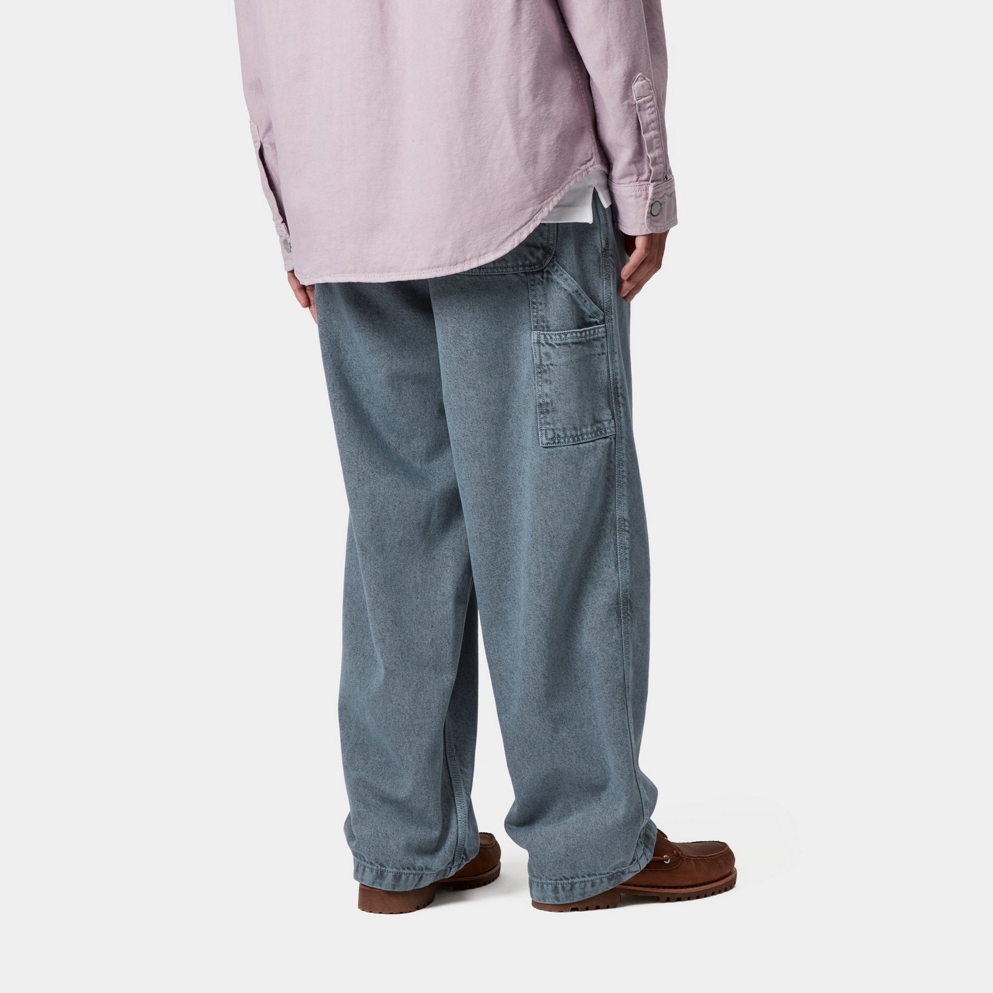 OG Single Knee Pant Smithtown Denim - Black & Blue Fog Garment-Dyed Workwear Jeans for Men | Durable Construction for Work, Outdoor Activities & Casual Wear