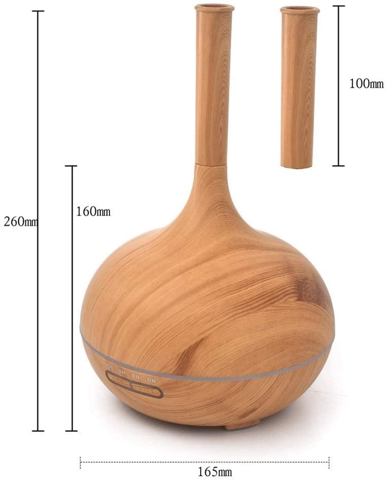 400ml Aromatherapy Essential Oil Diffuser - 7 Color LED Lights & 3 Timer Settings, Cool Mist Humidifier for Home, Office, Spa, Nursery, Kids Room | Perfect for Relaxation, Sleep Aid & Air Freshening