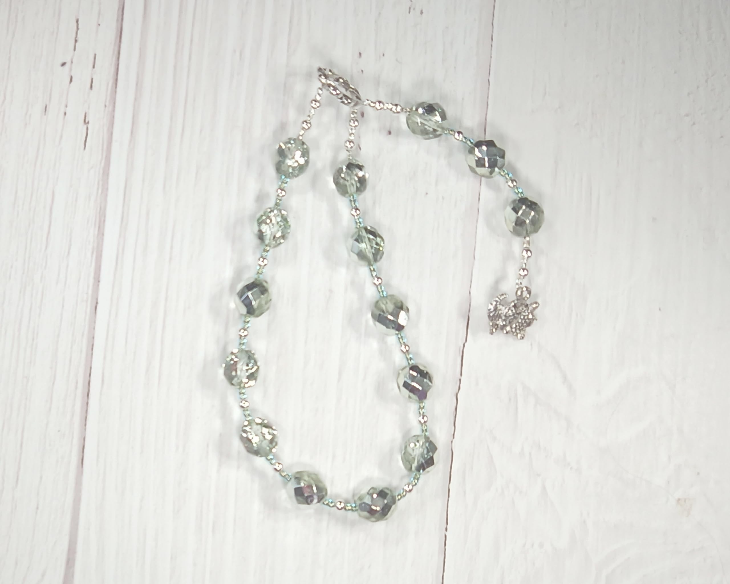 Abundantia Pocket Prayer Beads - Roman Goddess of Abundance & Prosperity Rosary | Perfect for Meditation, Spiritual Protection & Daily Blessings