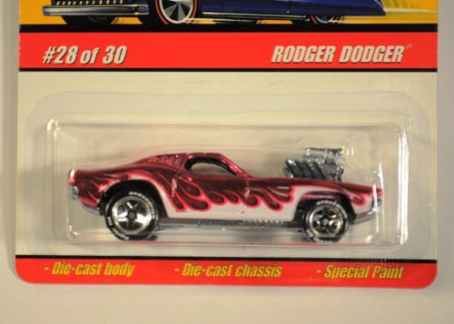 Hot Wheels Classics Series 3 Rodger Dodger Pink Die-Cast Car #28/30 - Collectible Toy for Kids & Adults, Perfect for Display & Racing Games