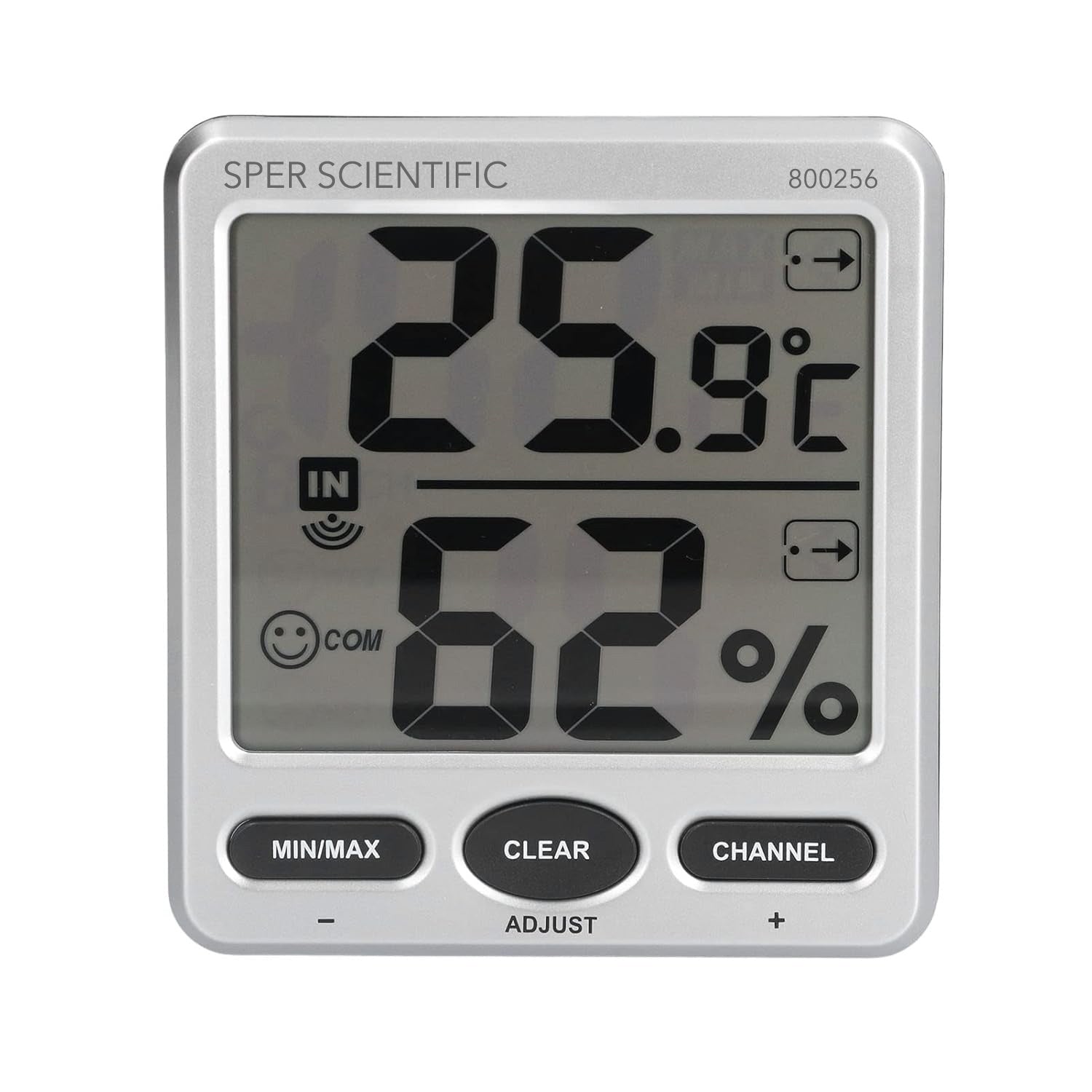 8 Channel Wireless Indoor/Outdoor Temperature Humidity Monitor - Remote Sensor for Home, Greenhouse, Warehouse & Office Use