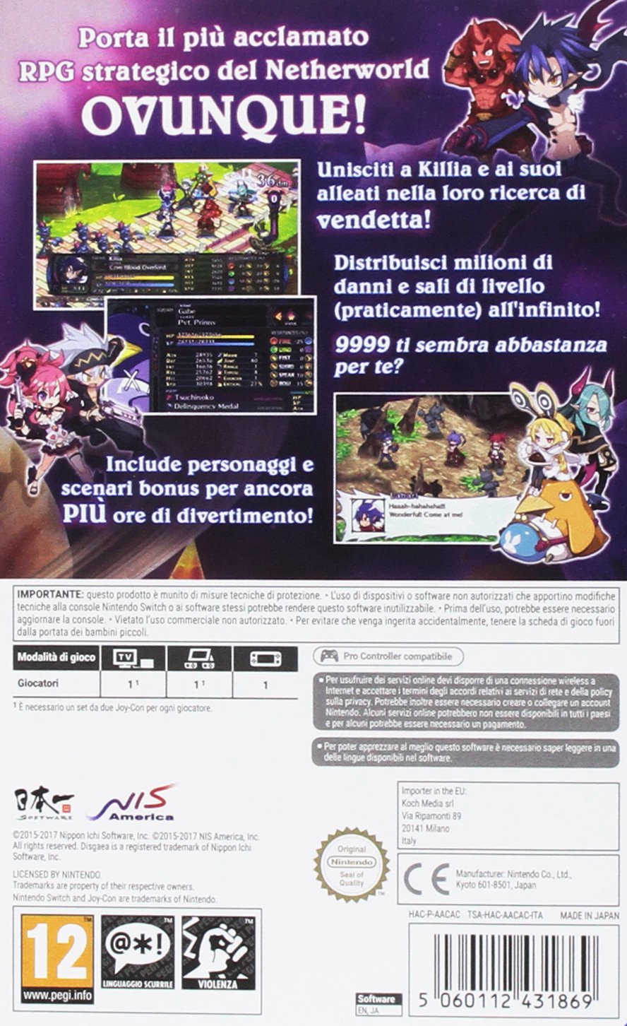 Disgaea 5 Complete for Nintendo Switch - Strategy RPG Game with Bonus Content | Perfect for Home Gaming and On-the-Go Play