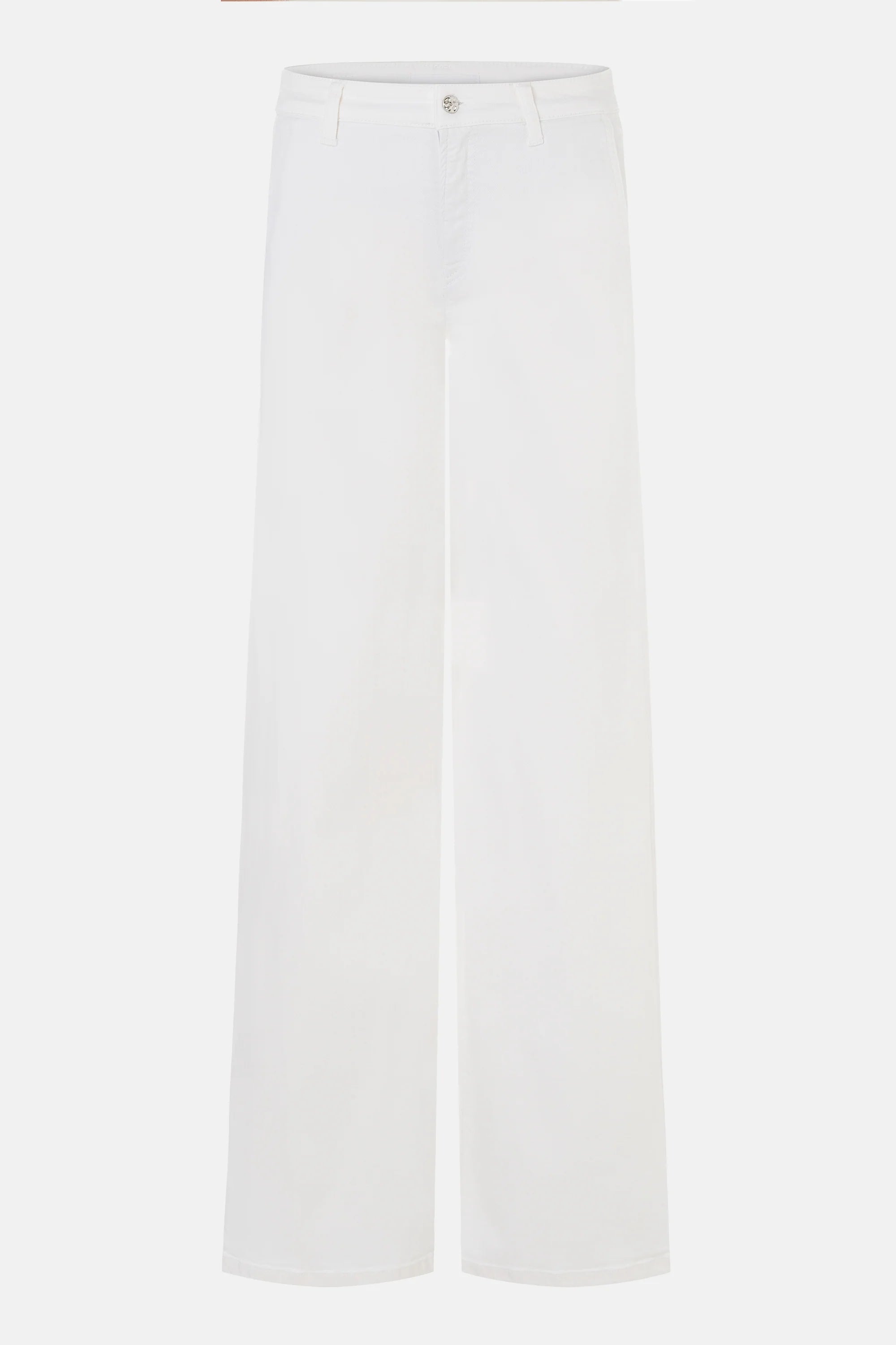 Alek Long Wide Fit Jeans for Women - Pure White Stone Wash Denim Pants | Comfortable & Stylish for Casual Wear, Work, and Everyday Outfits