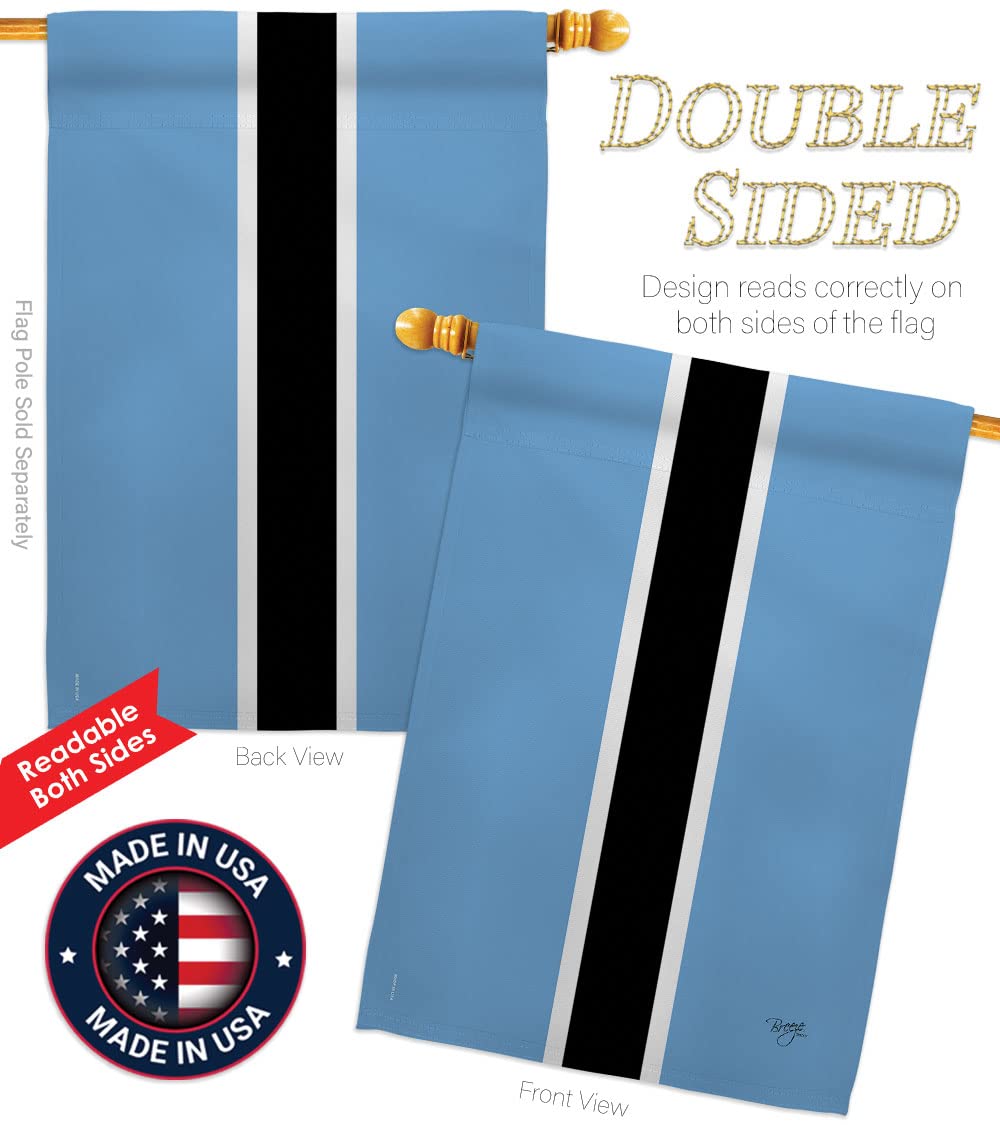 Botswana National Flag Set 28