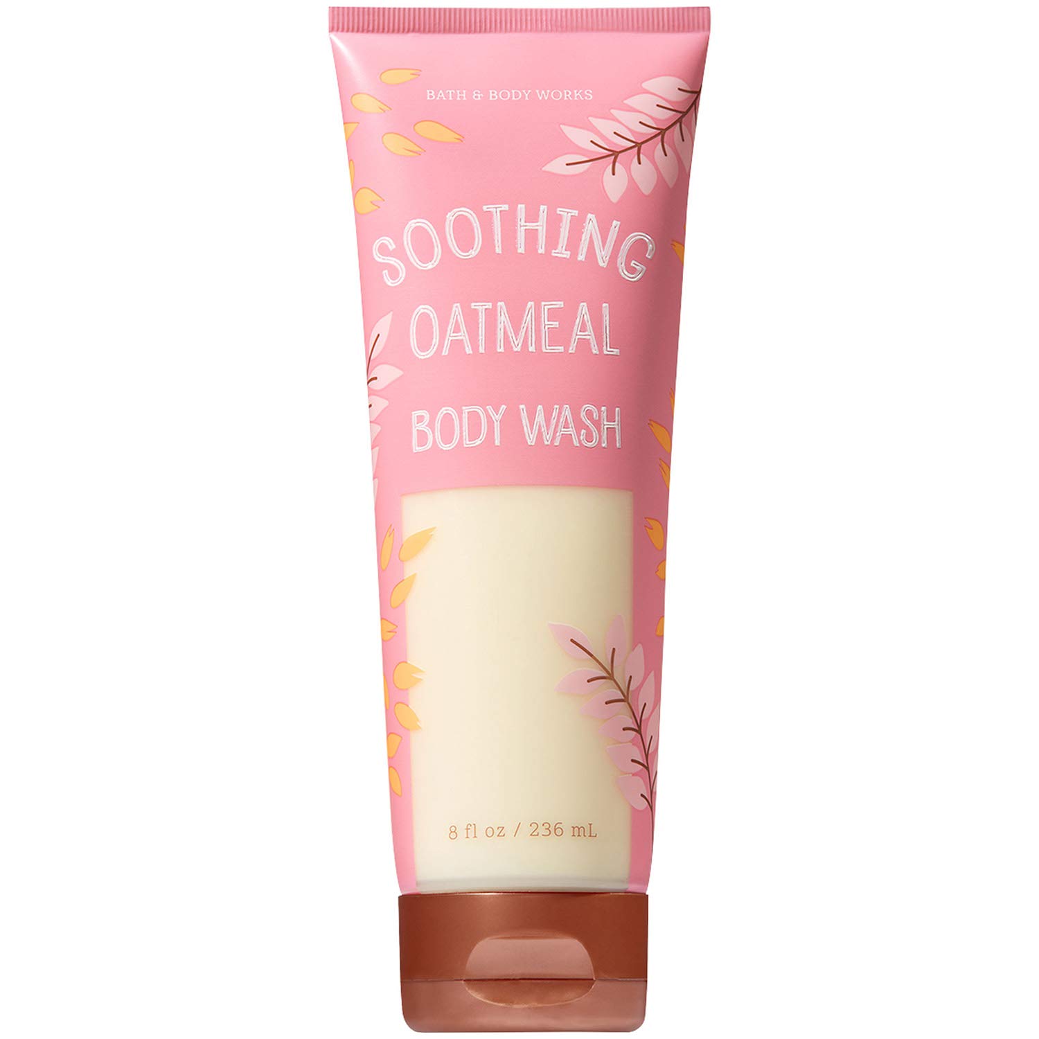 Bath and Body Works Soothing Oatmeal Body Wash - 8 fl oz | Moisturizing & Gentle Cleanser for Dry, Sensitive Skin | Perfect for Daily Shower & Relaxing Bath Time