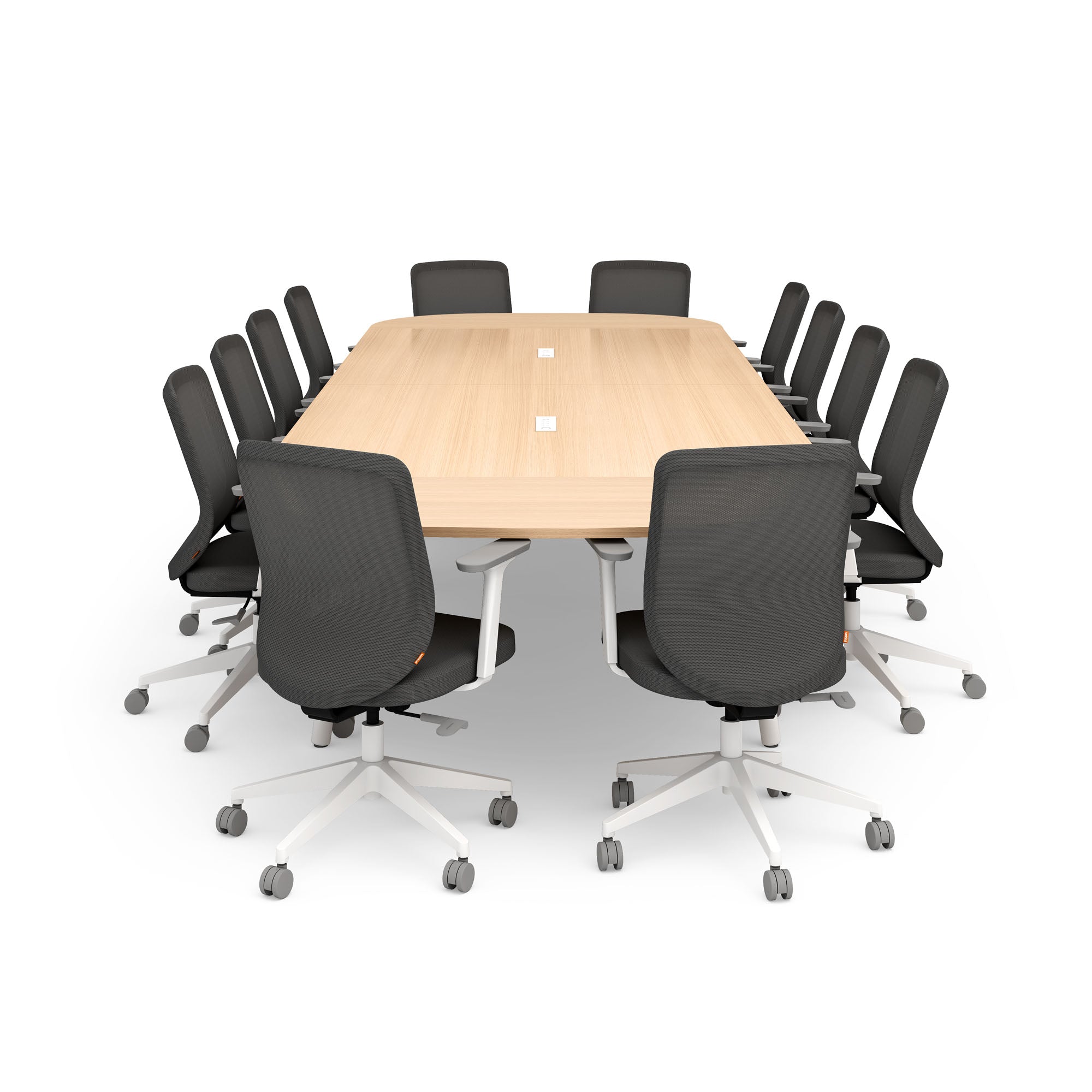 Series A Scale Racetrack Conference Table - Modern Office Meeting Table for Boardrooms & Team Collaboration - Perfect for Corporate Offices, Conference Rooms & Executive Meetings